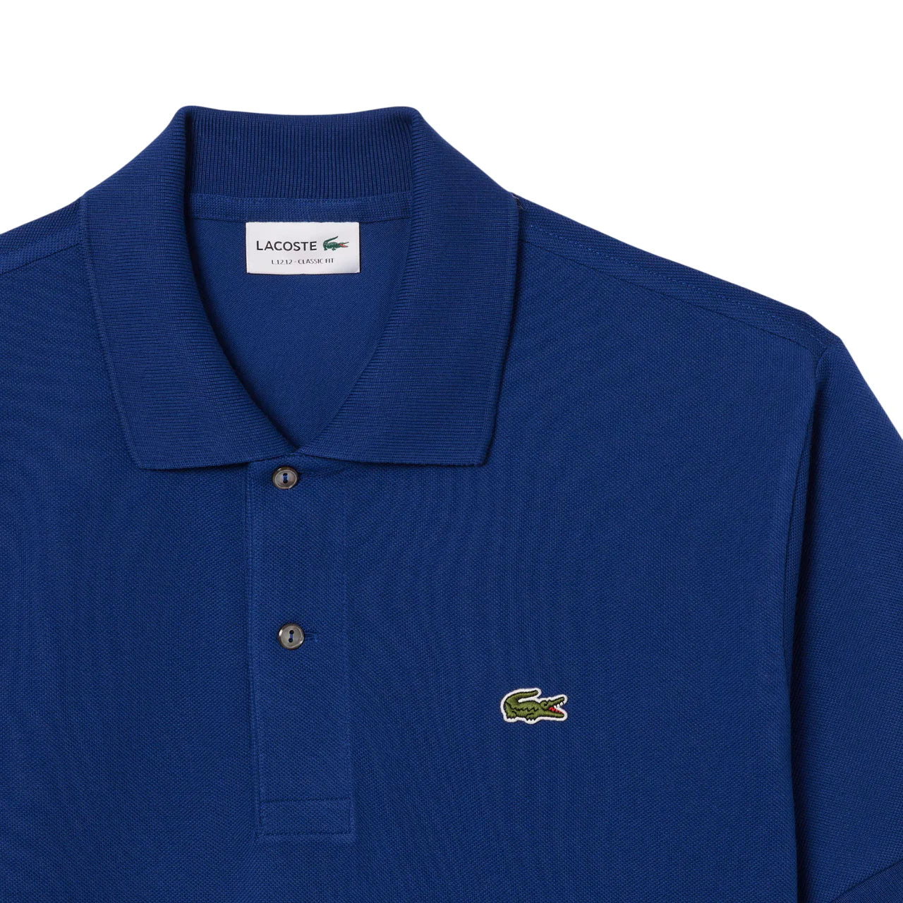 Lacoste polo manica corta 12.12 in piquè blu navy 1212 F9F LACOSTE