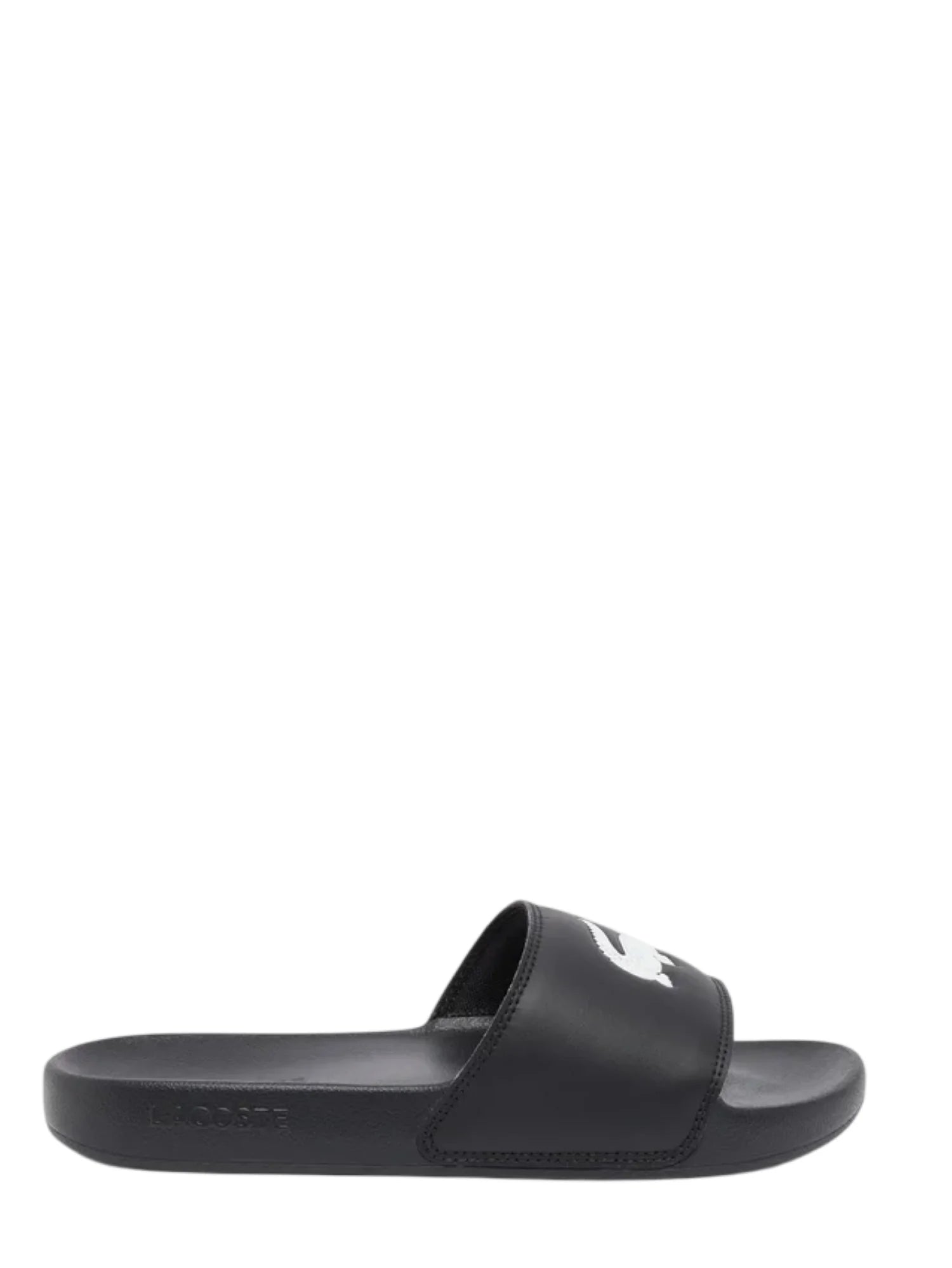 Lacoste ciabatte donna in gomma con coccodrillo iconico nero 49CFA0042 312 LACOSTE