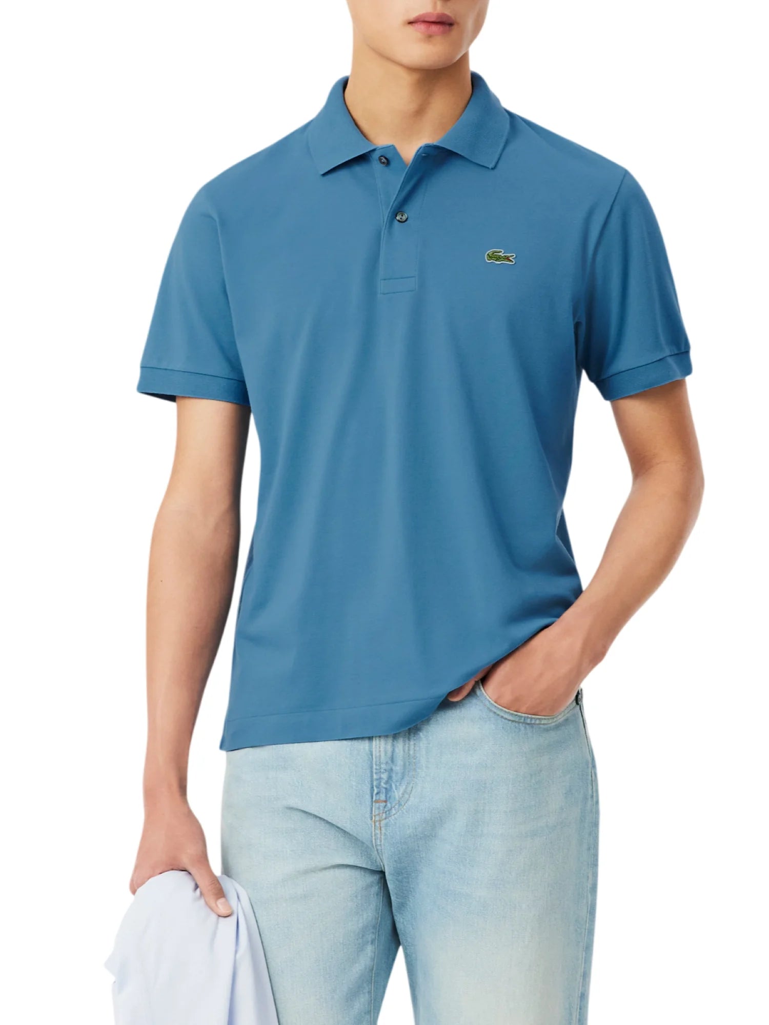 Lacoste polo manica corta 12.12 light in piquè indaco PH9851 JBK LACOSTE