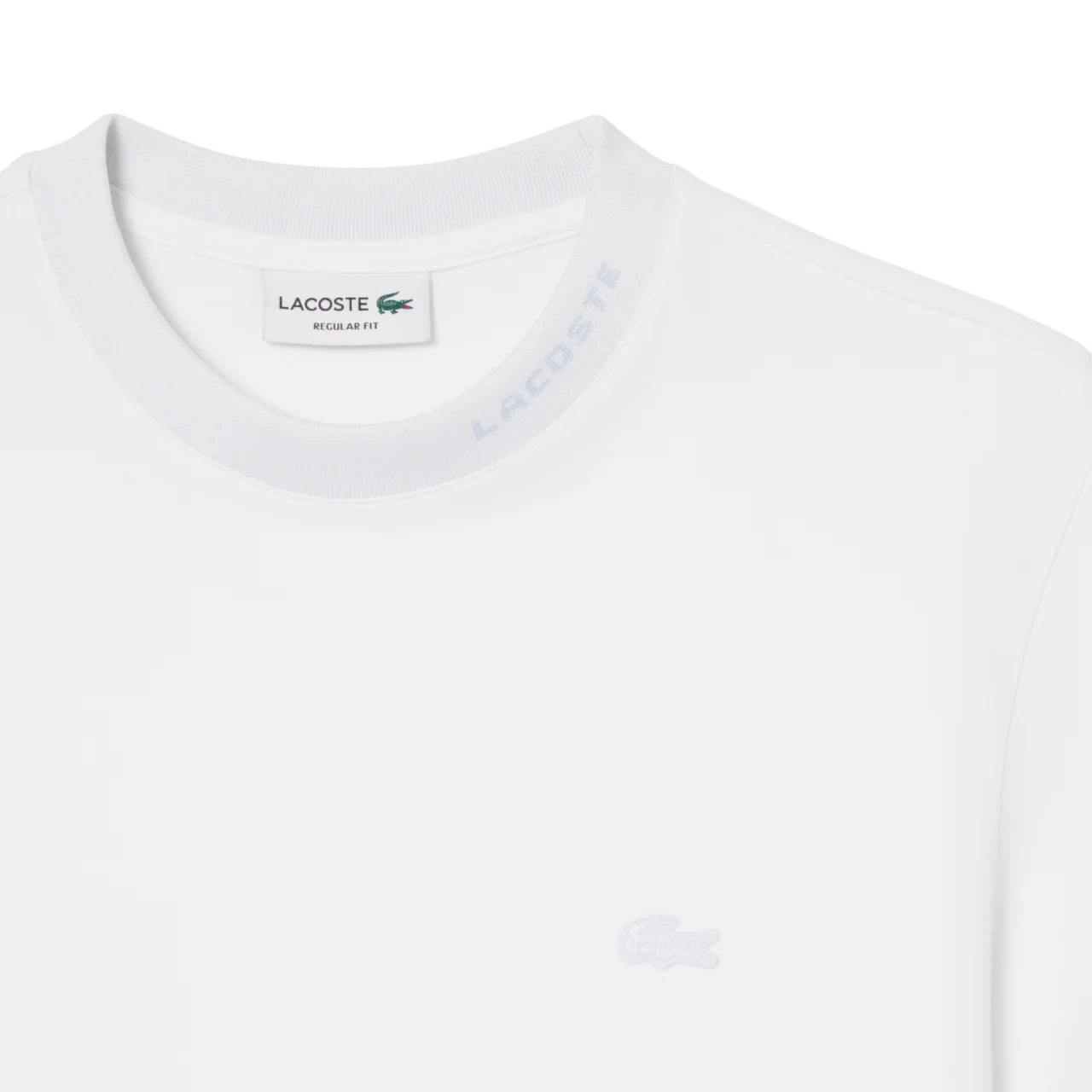 Lacoste T-shirt manica corta uomo in piquè bianco TH5060 001 LACOSTE