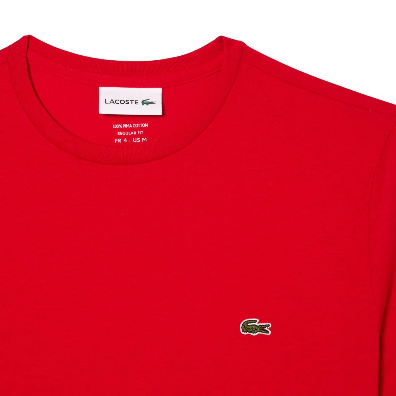 Lacoste T-shirt manica corta in cotone Pima rosso TH6709 240 LACOSTE