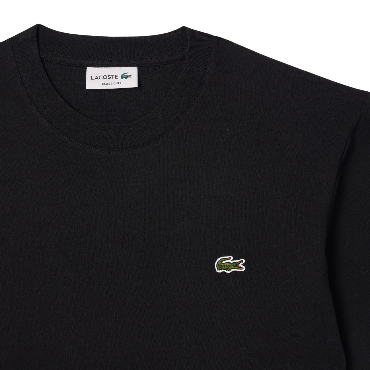 Lacoste T-shirt manica corta con cotone nero TH7318 031 LACOSTE