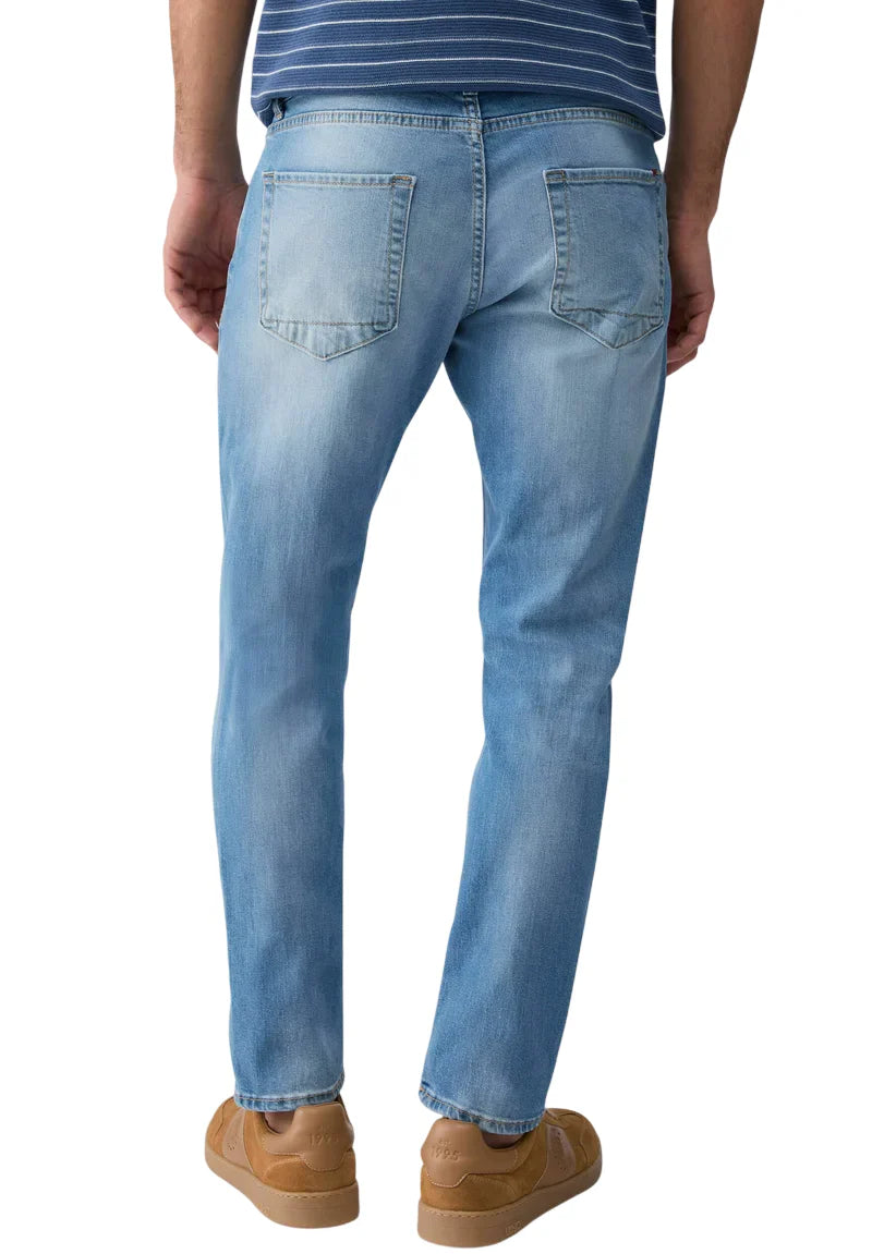 Liu Jo jeans uomo Fred Tapered lavaggio blu QXX050D4952 77025 LIU JO