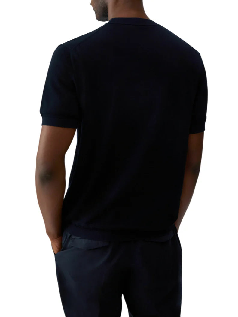 Liu Jo maglia manica corta uomo in cotone blu scuro QXX110MA71P 94013 LIU JO