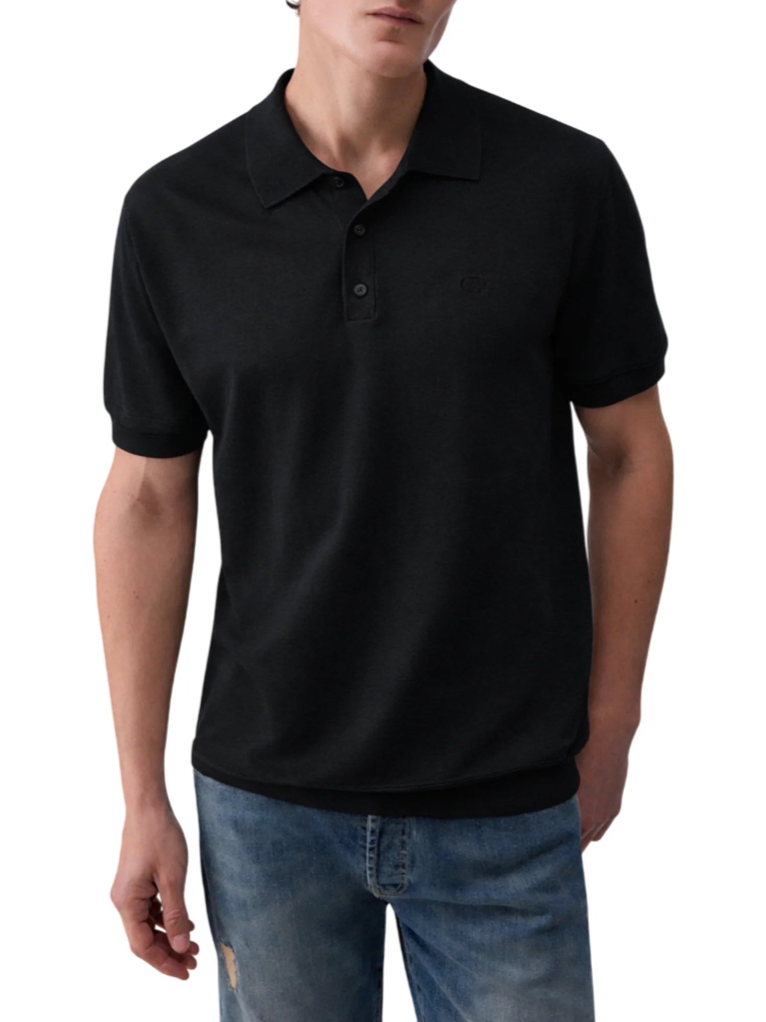 Liu Jo polo in maglia uomo manica corta nero QXX111MA71P 22222 LIU JO