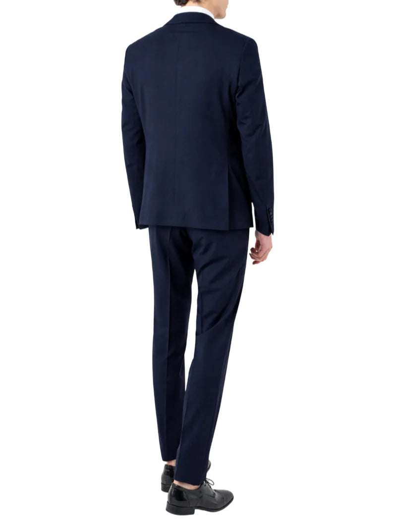 Manuel Ritz abito uomo giacca gilet pantaloni blu 4030ARW3149-263090 89 MANUEL RITZ