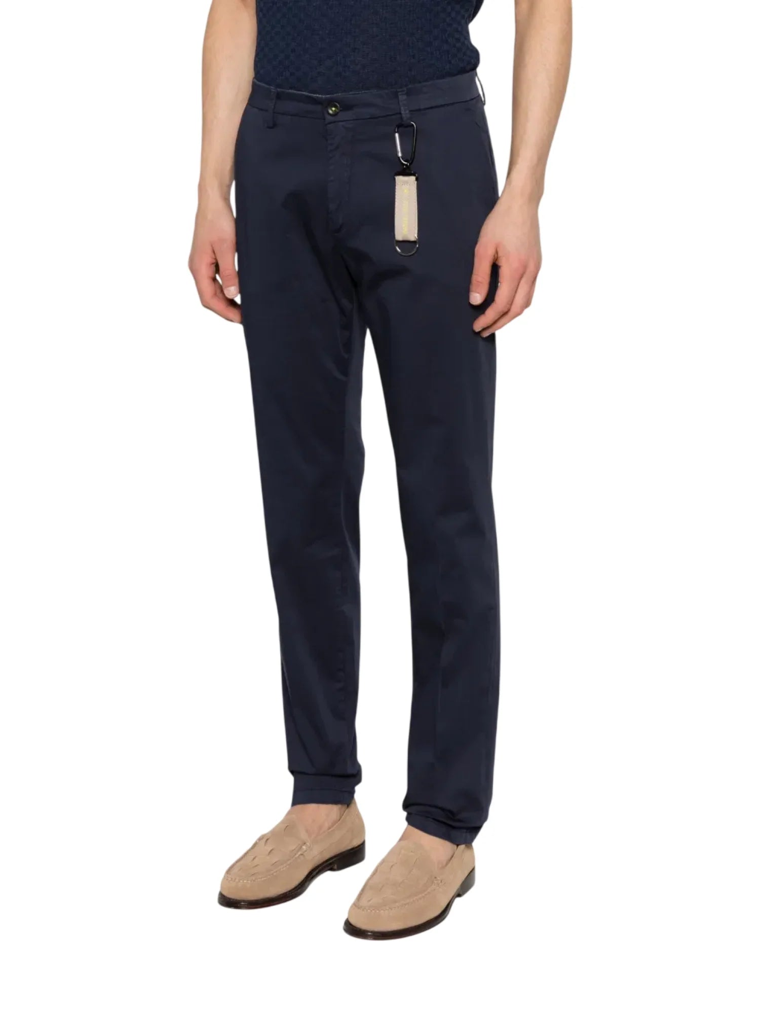 Manuel Ritz pantaloni uomo skinny in cotone blu 4032P1408TC-263291 89 MANUEL RITZ