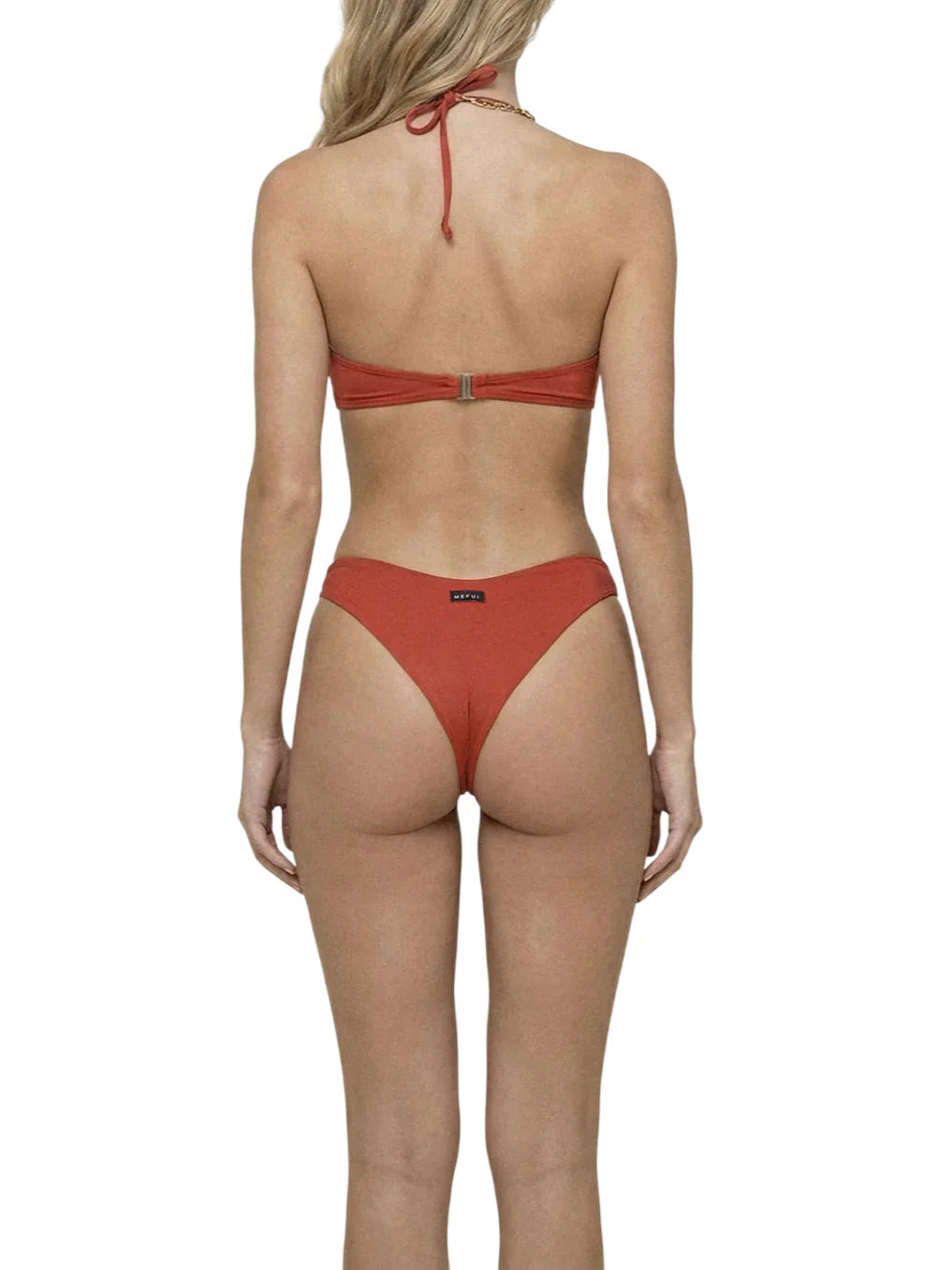 Me Fui bikini reggiseno con ferretto e slip a V rosso MF26-SW0102 RC ME FUI