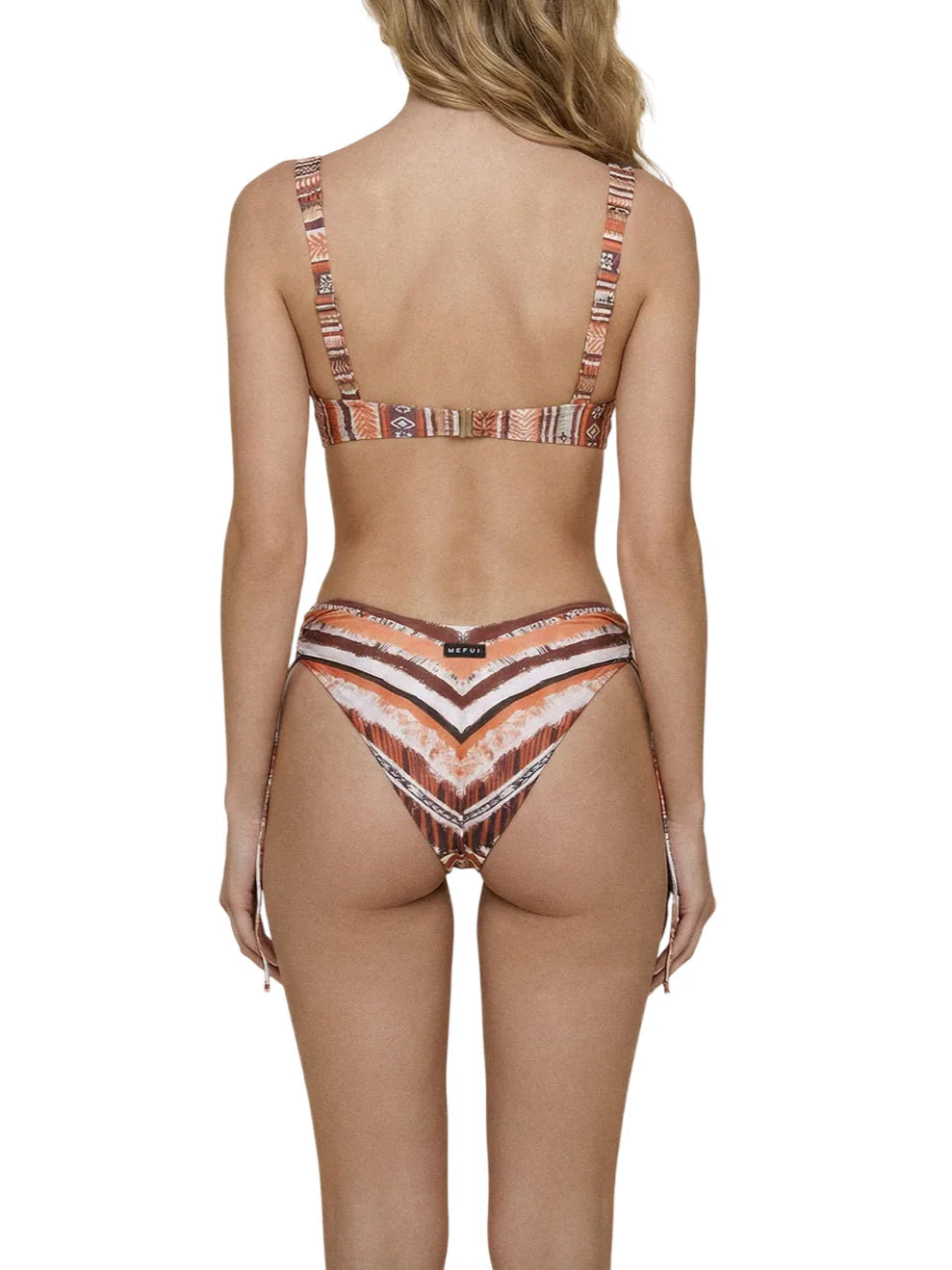Me Fui bikini reggiseno con ferretti e slip in fantasia arancio MF26-SW0451 X22 ME FUI