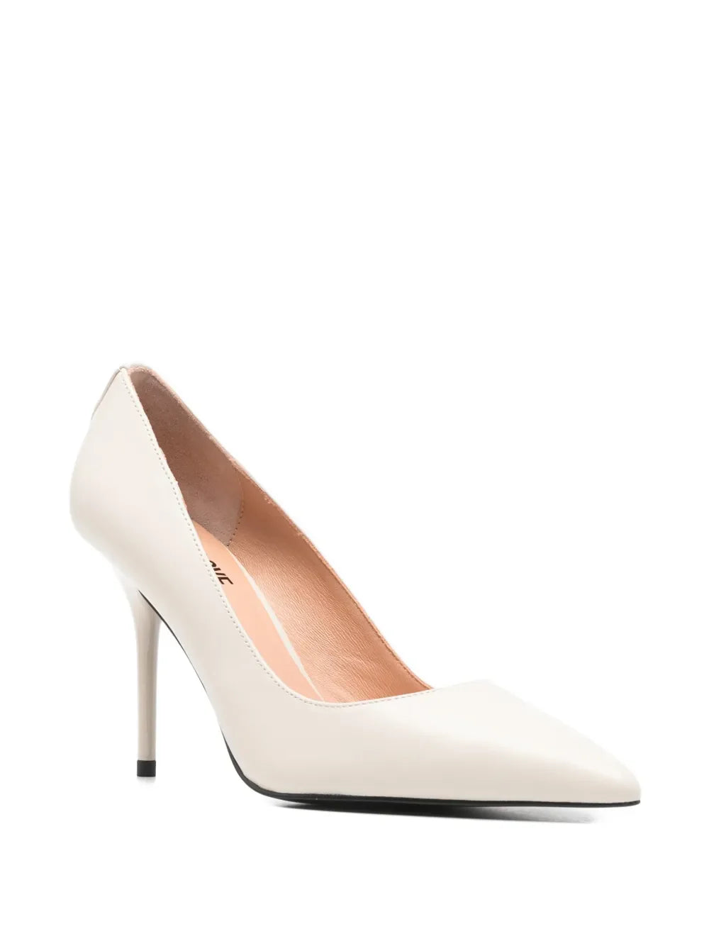 Love Moschino decollete a punta in pelle avorio JA10239G1O-IE0 110 MOSCHINO LOVE