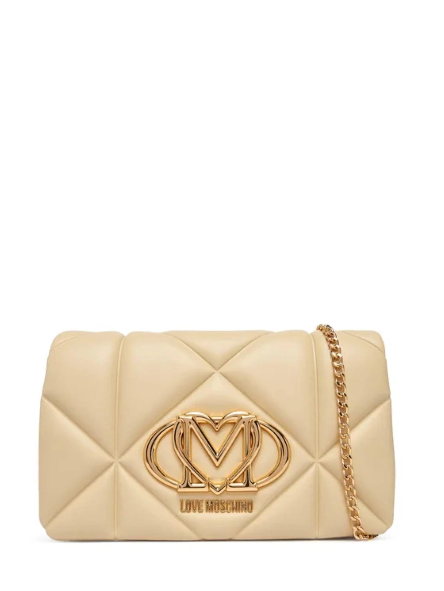 Love Moschino borsa a tracolla in ecopelle trapuntata beige chiaro JC4043PP1O-LC0 129 MOSCHINO LOVE
