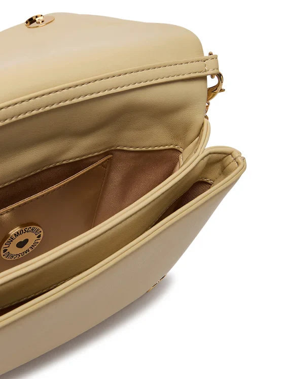 Love Moschino borsa a tracolla in ecopelle trapuntata beige chiaro JC4043PP1O-LC0 129 MOSCHINO LOVE