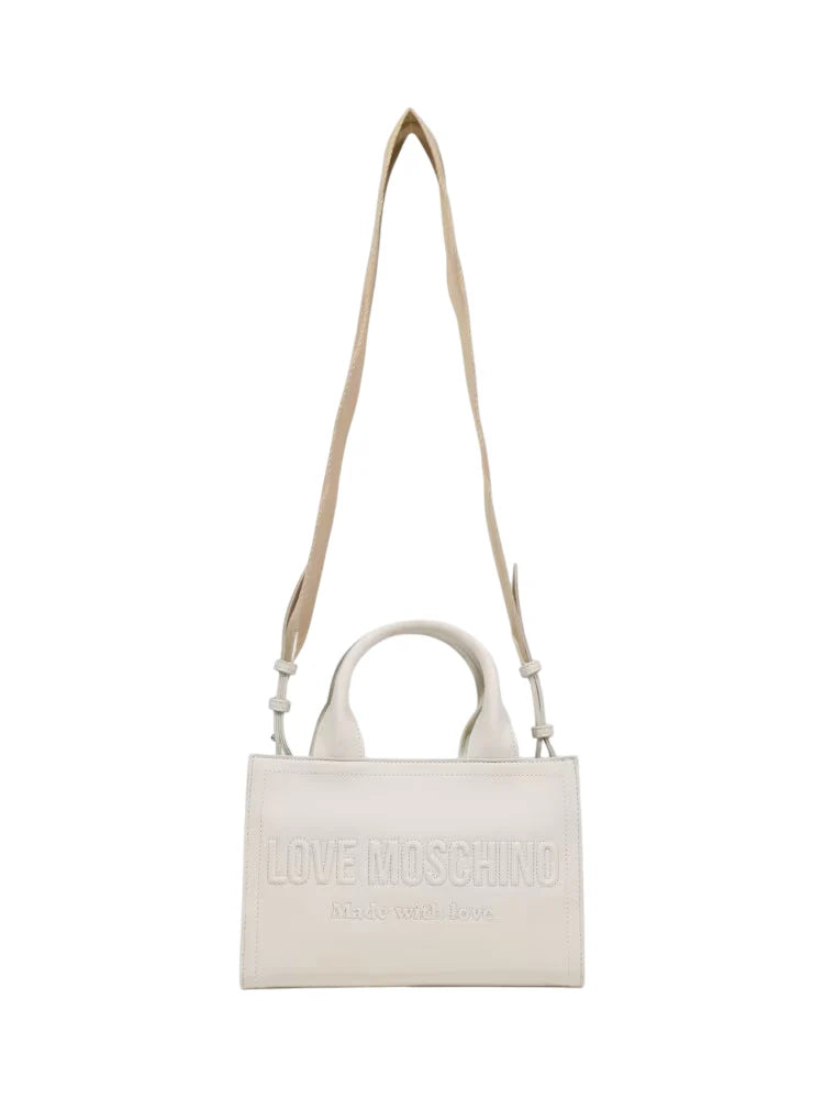Love Moschino borsa a mano donna con tracolla avorio JC4044PP1O-LE0 110 MOSCHINO LOVE