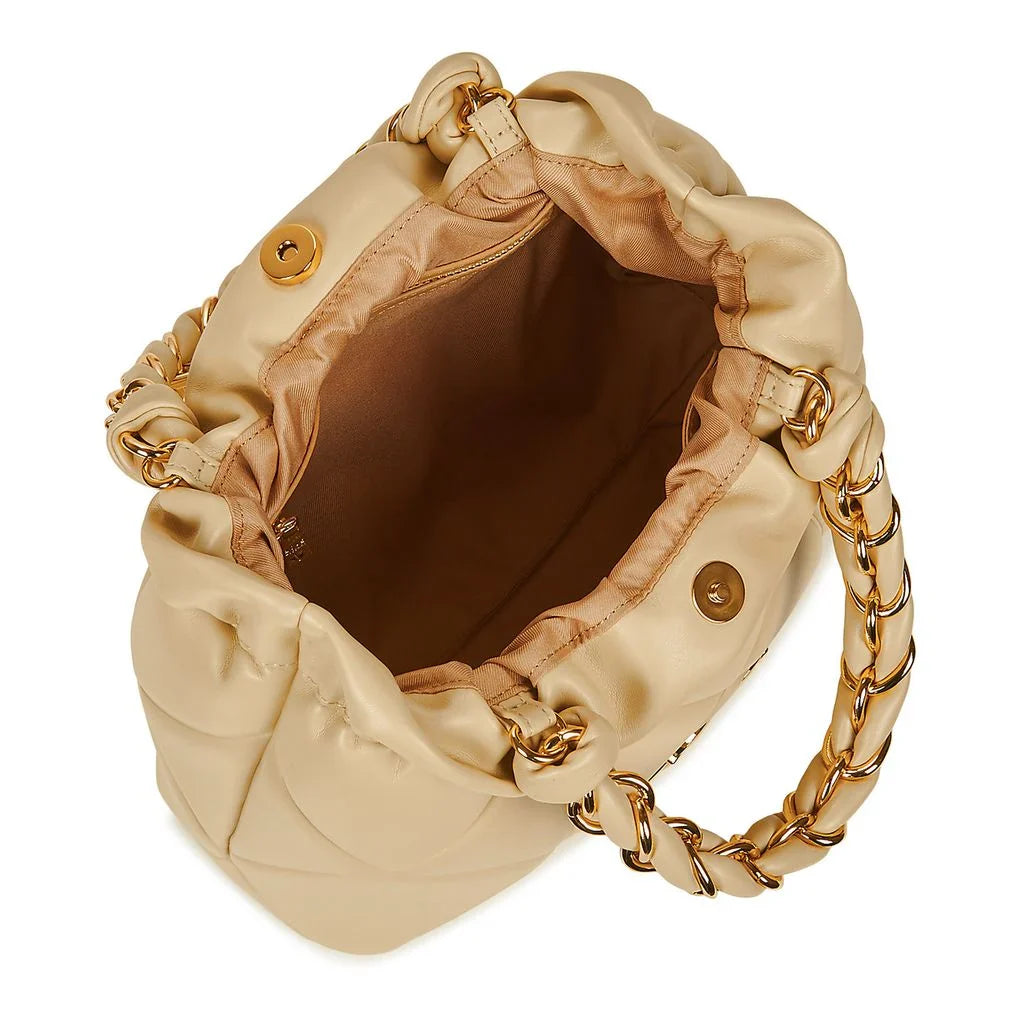 Love Moschino borsa a secchiello in ecopelle trapuntata beige chiaro JC4115PP1O-LC0 129 MOSCHINO LOVE