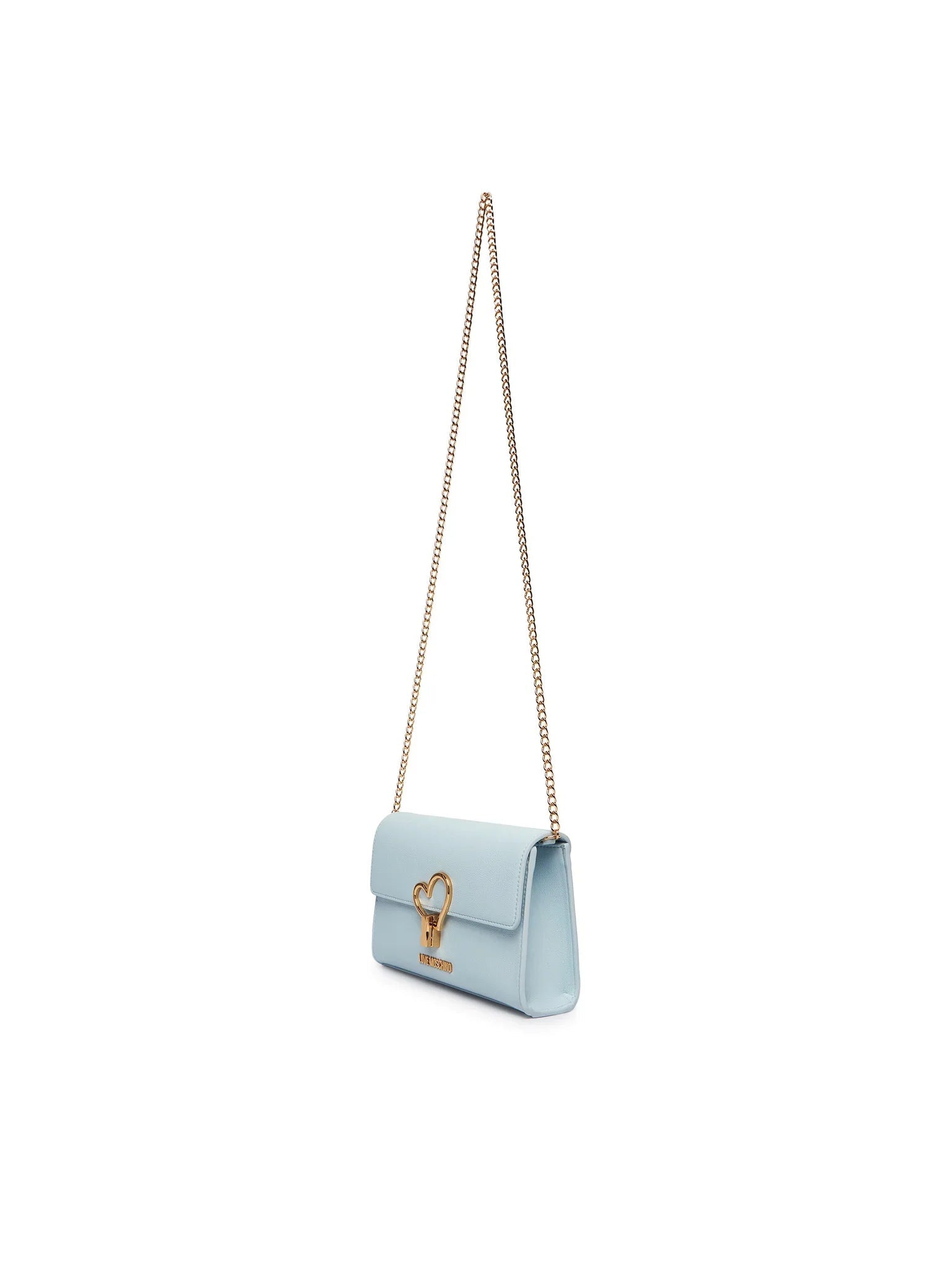 Love Moschino borsa a tracolla in ecopelle martellata celeste JC4327PP1O-LQ0 701 MOSCHINO LOVE