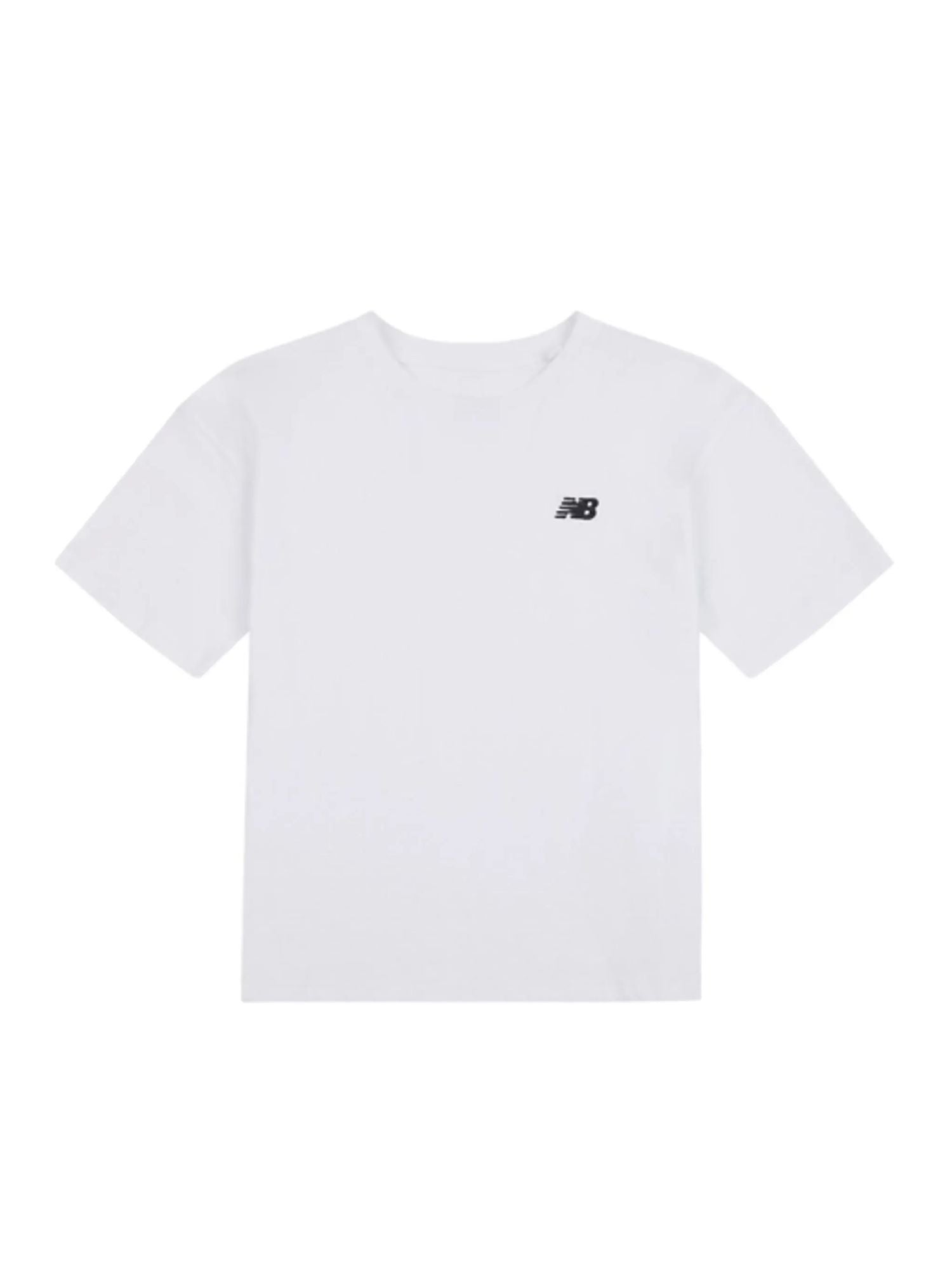 New Balance T-shirt bambina manica corta bianco LAKG0001 BWE NEW BALANCE