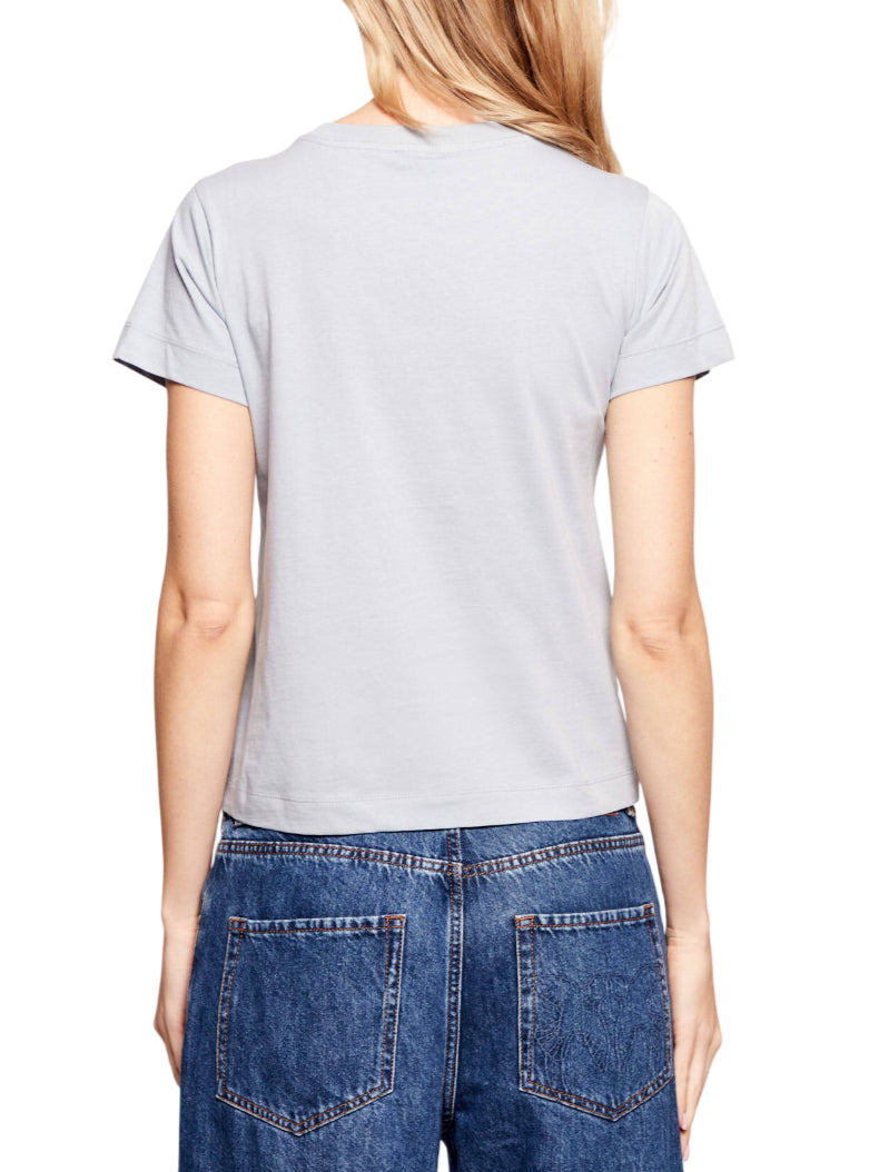 Pinko T-shirt manica corta Basico con logo carta da zucchero 100373-A34F E87 PINKO