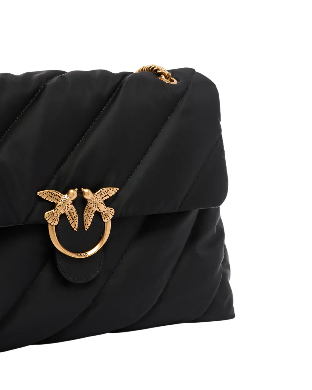 Pinko borsa Love Puff Extra in nylon trapuntato nero 103347-A358 Z99Q PINKO
