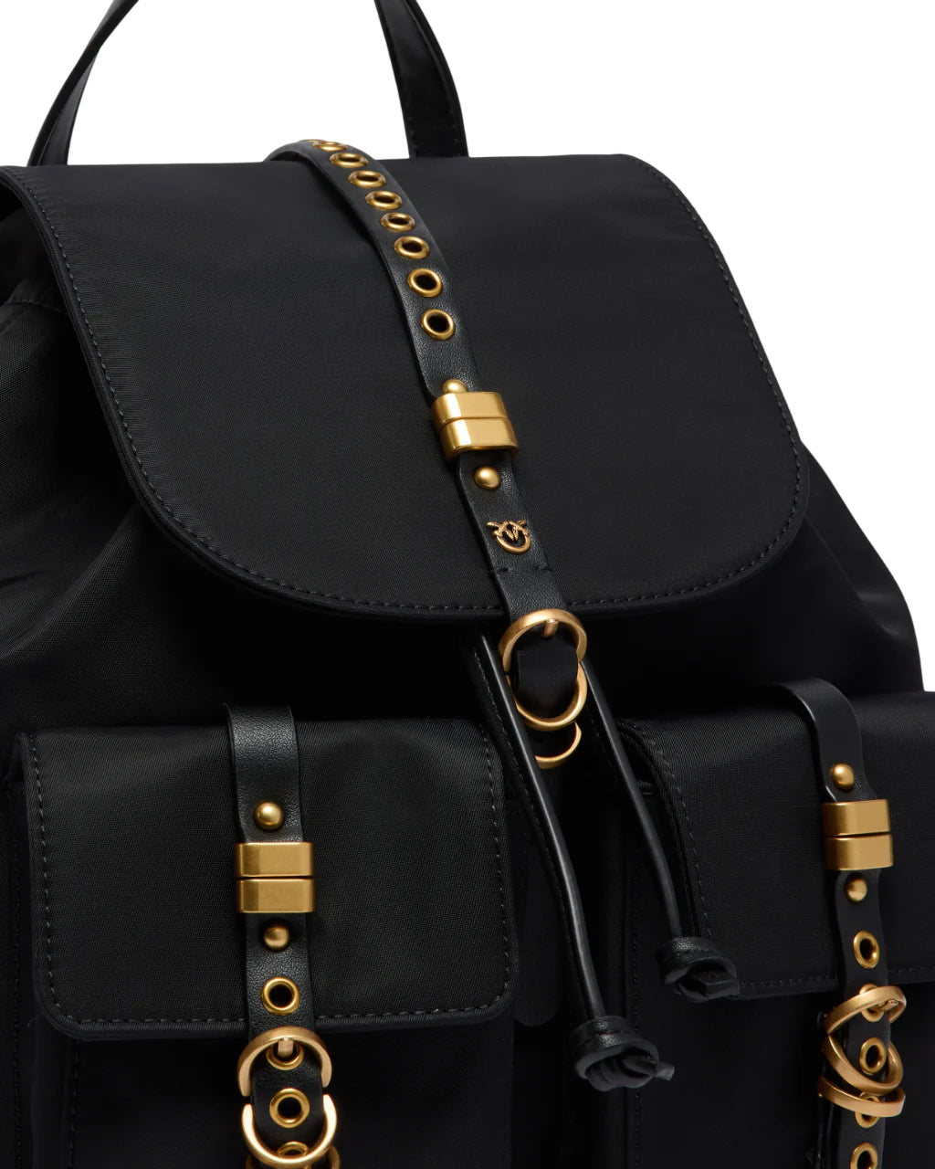 Pinko zaino Backpack Classic in nylon con tasche nero 106051-A358 Z99Q PINKO