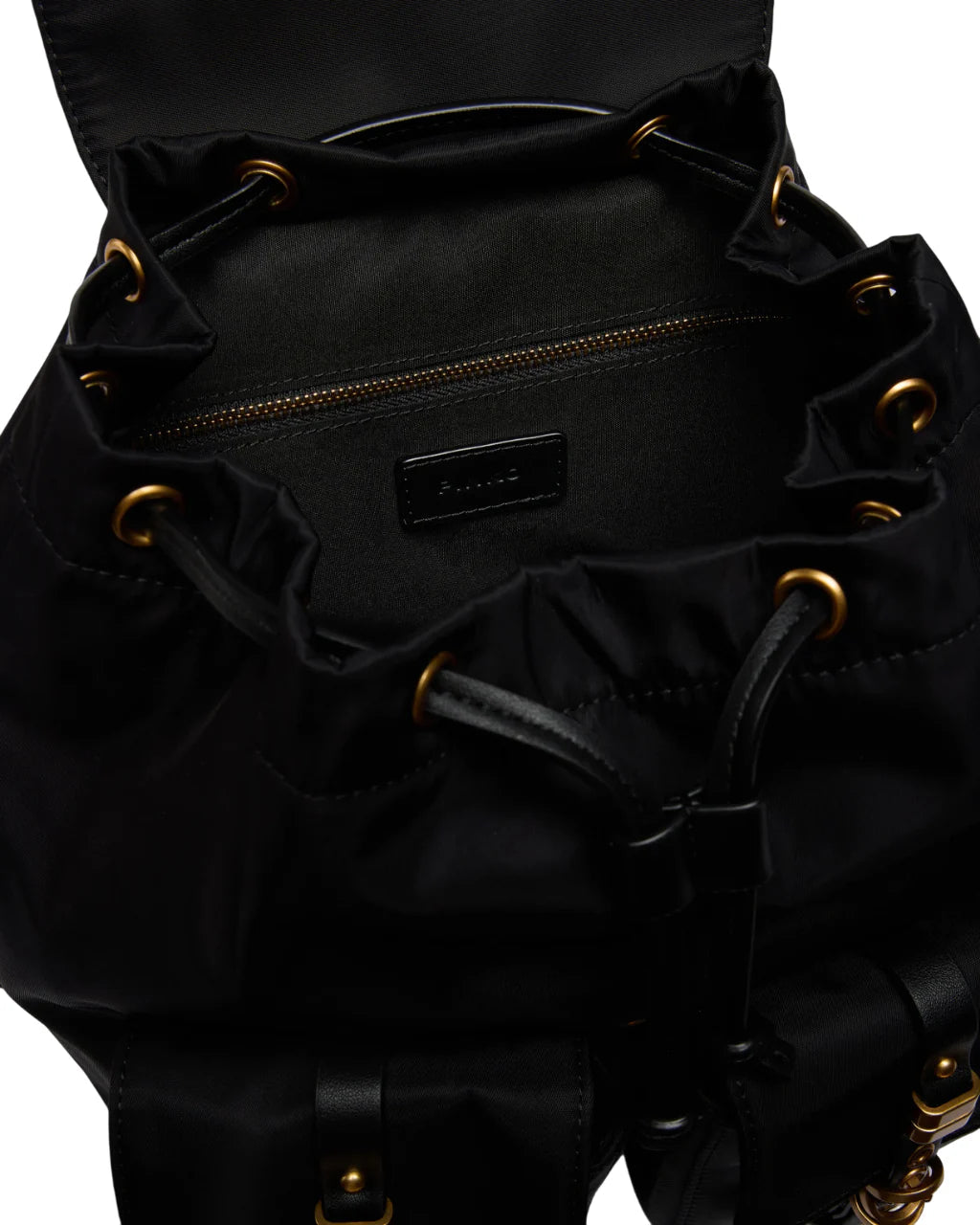 Pinko zaino Backpack Classic in nylon con tasche nero 106051-A358 Z99Q PINKO