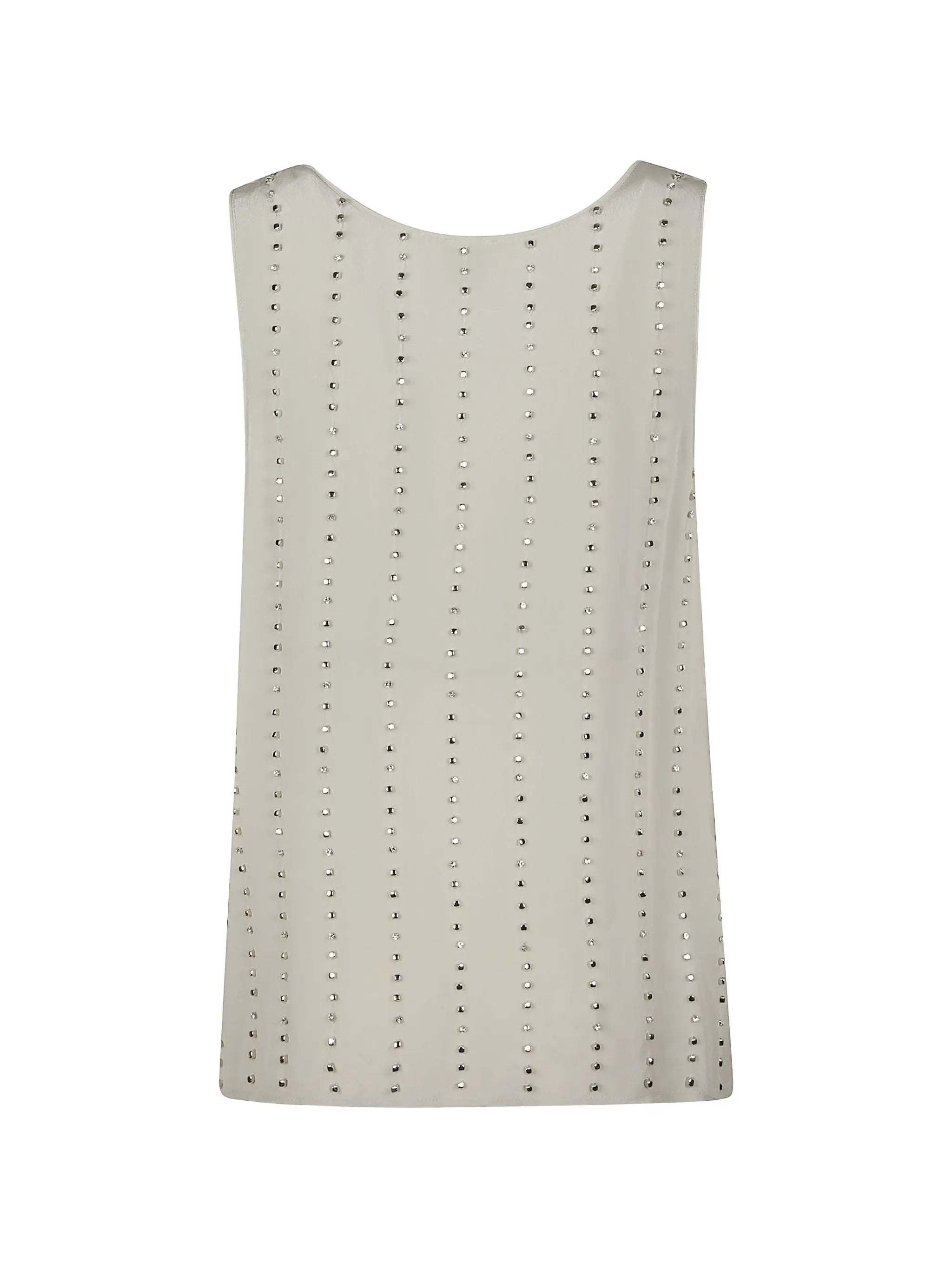 Pinko top Tessa con applicazioni gioiello grigio 106214-A31F I18 PINKO