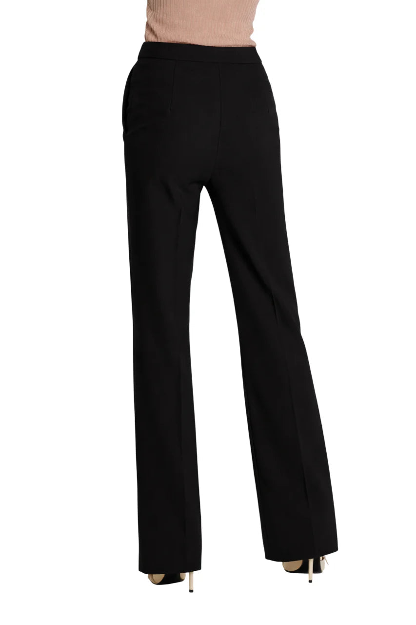 Relish pantaloni flare vita alta Indianapolis nero INDIANAPOLIS 1199 RELISH