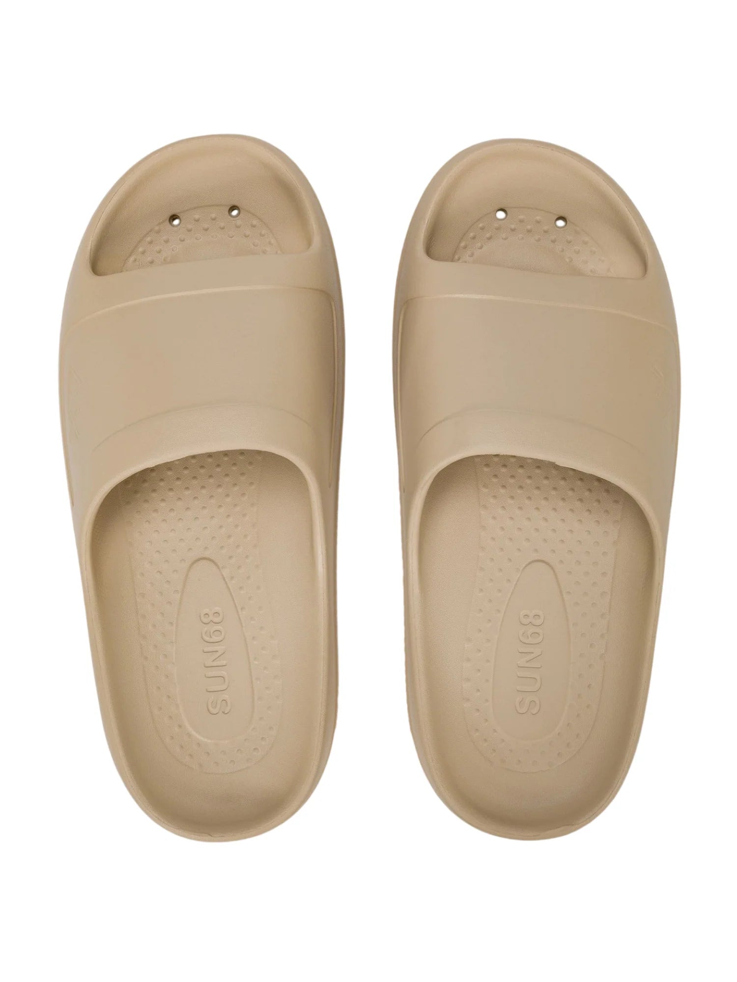Sun68 ciabatte Slippers uomo in gomma beige X36112 BEIGE SUN68