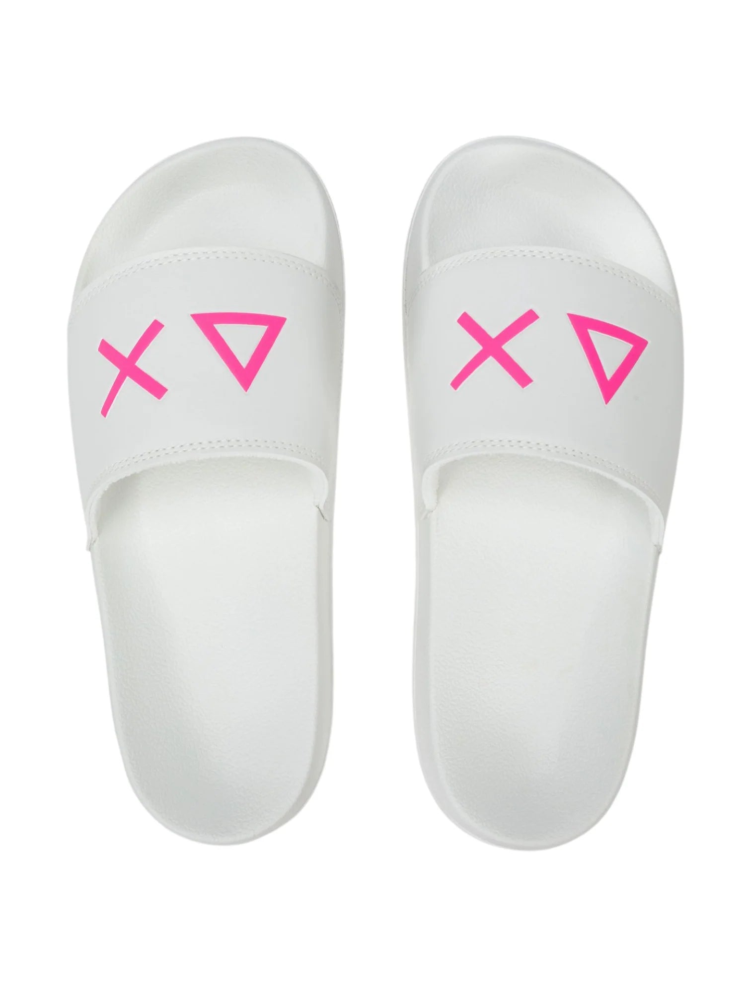 Sun68 ciabatte donna in gomma con logo bianco X36210 BIANCO SUN68