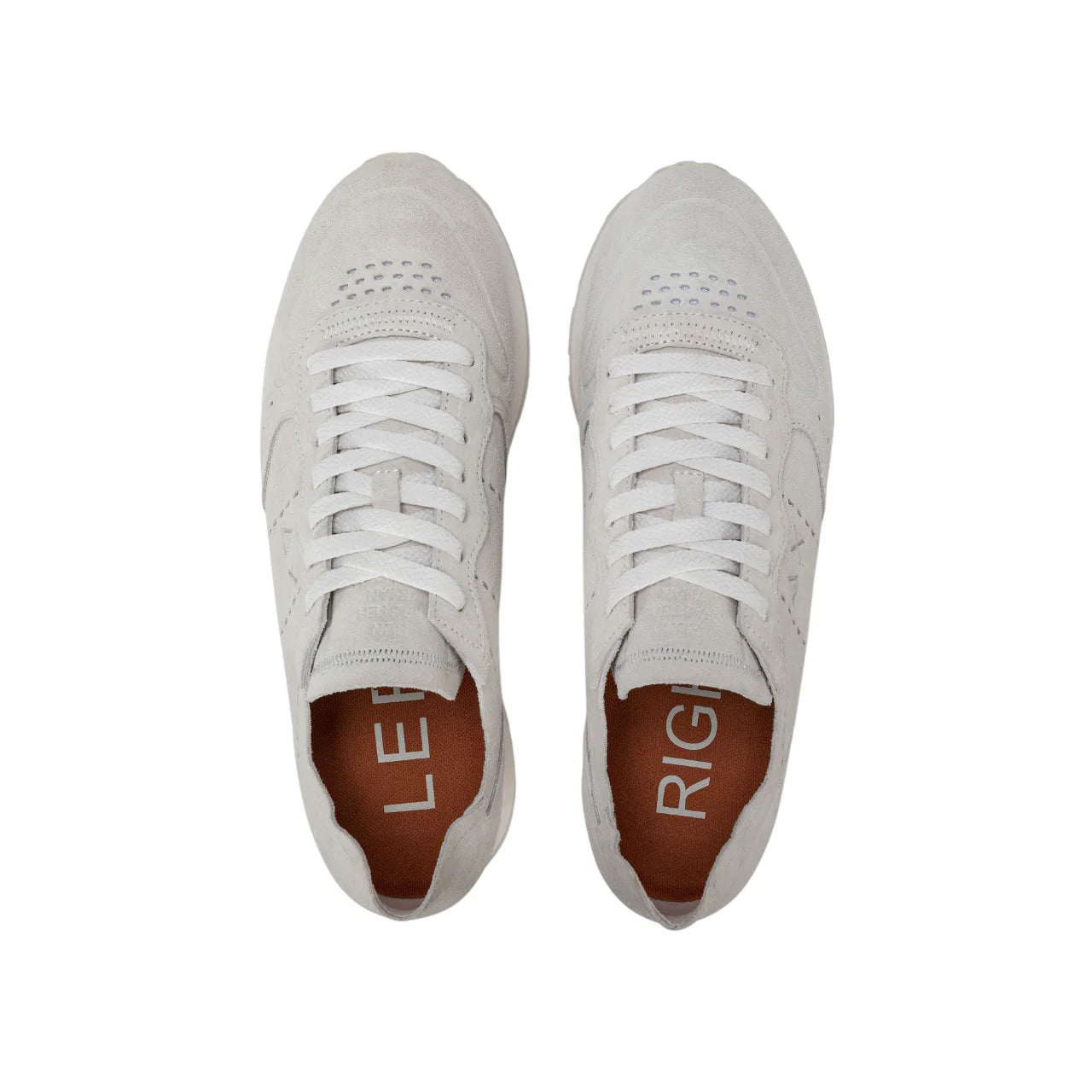 Sun68 sneakers uomo Tom Raw Edge in suede bianco Z36103 BIANCO SUN68