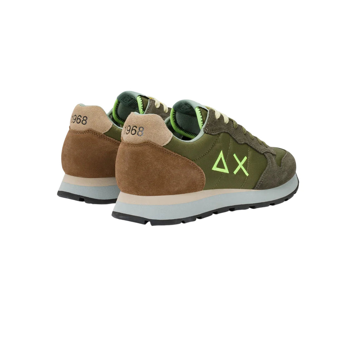 Sun68 sneakers uomo Tom Multicolor verde militare Z36106 MILITARE SUN68
