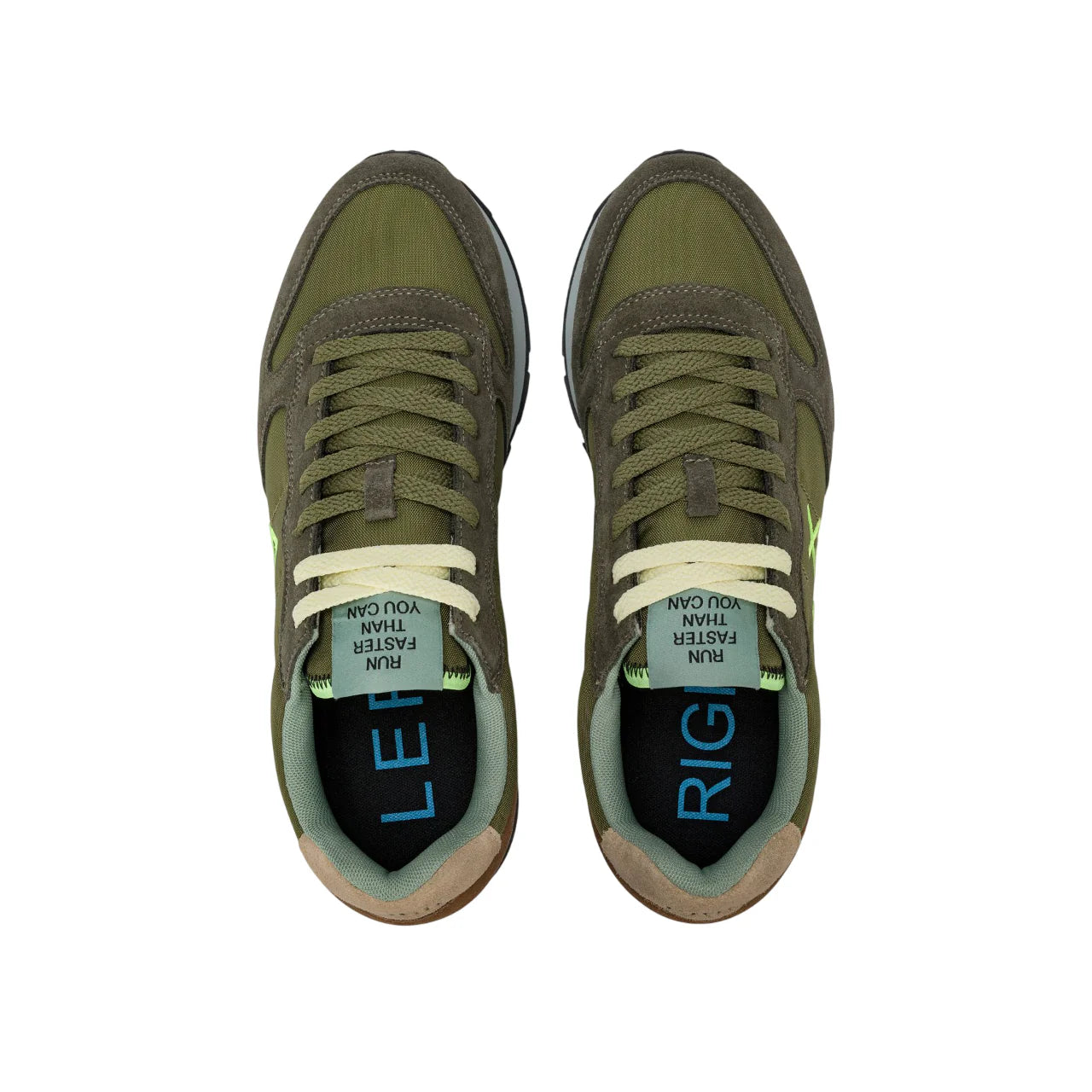 Sun68 sneakers uomo Tom Multicolor verde militare Z36106 MILITARE SUN68