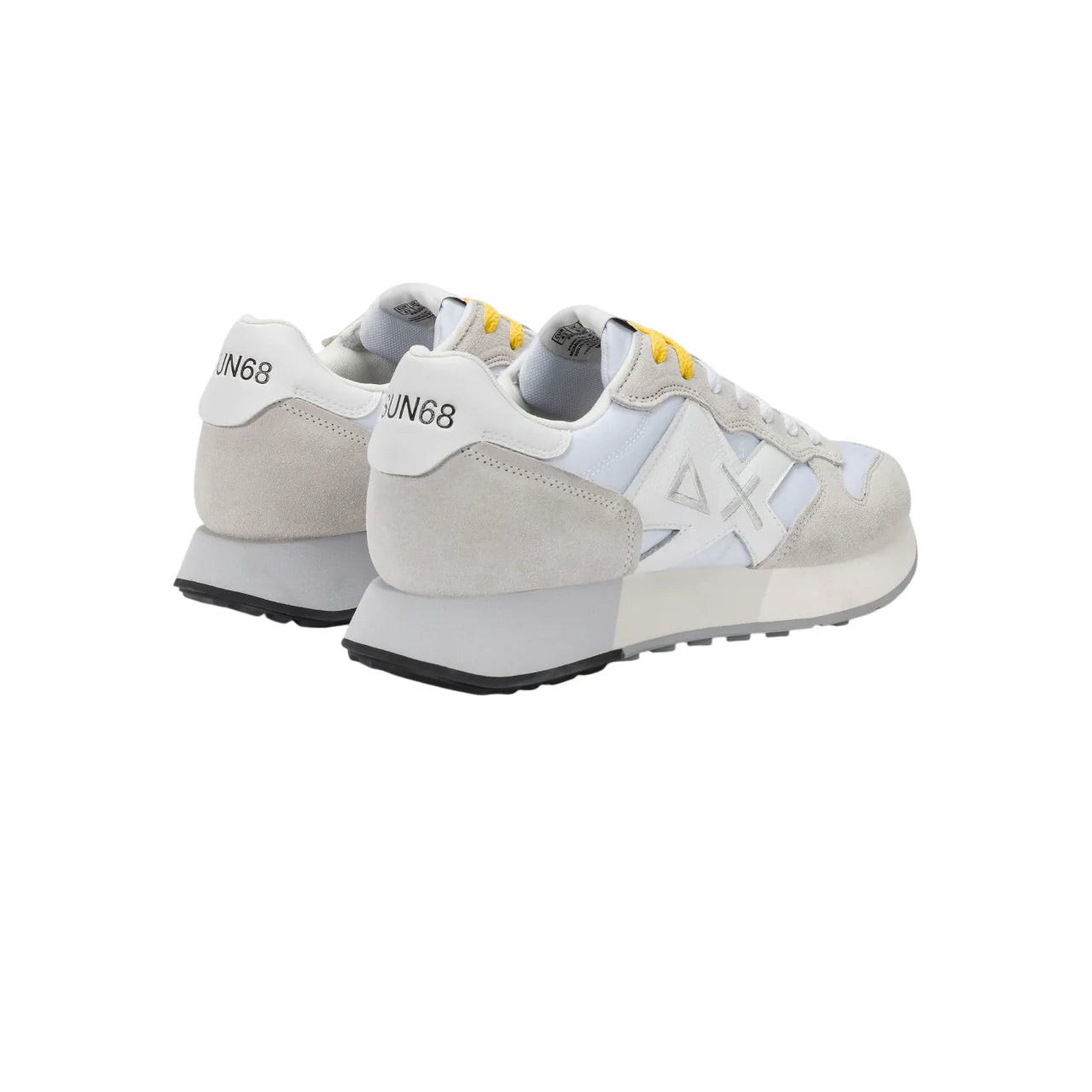 Sun68 sneakers uomo Jaki 2.0 bicolor bianco ecrù Z36116 BIANCO-BIANCO SUN68