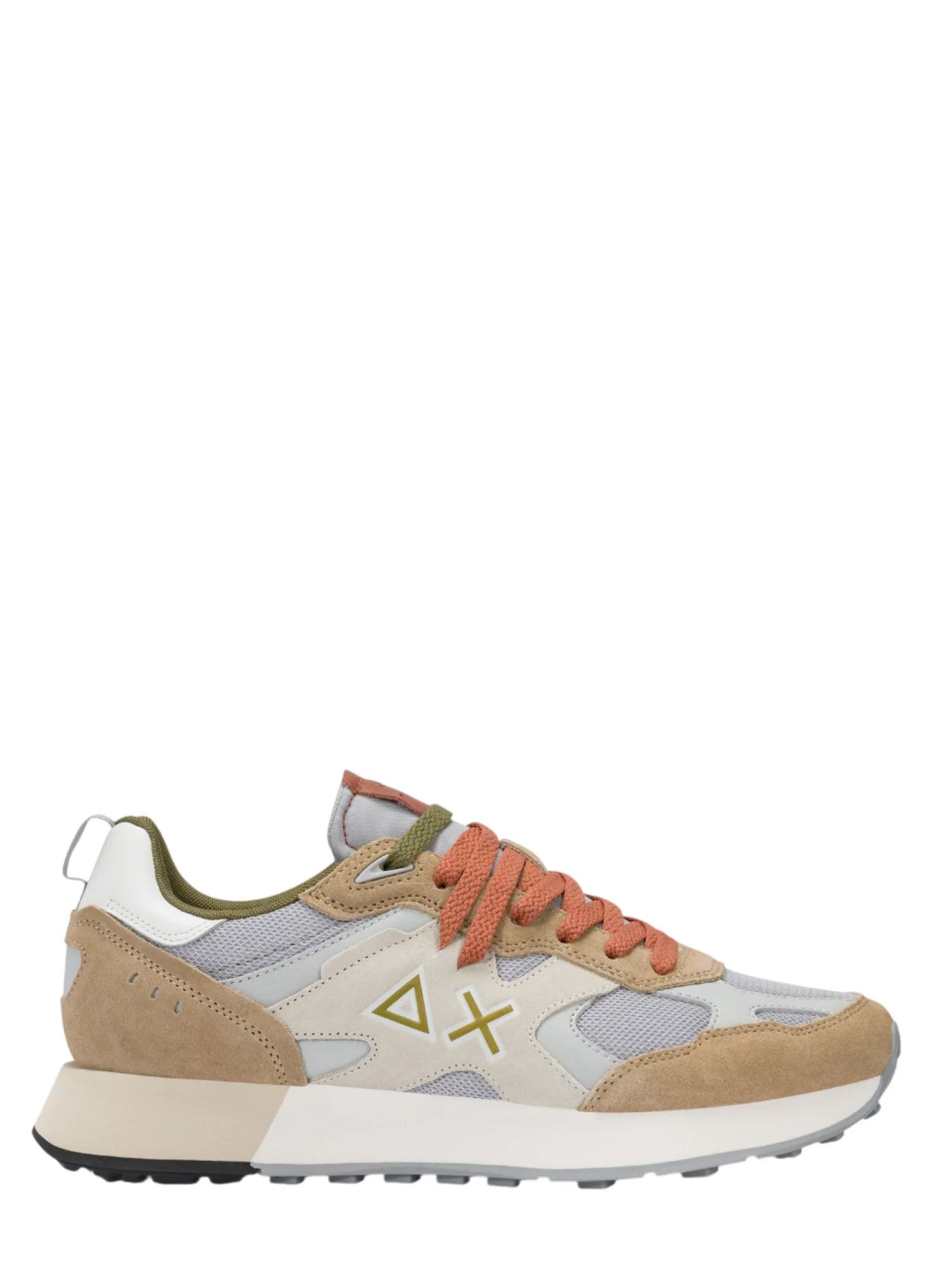 Sun68 sneakers uomo Jaki Outdoor in suede e mesh beige marrone Z36118 BEIGE SUN68