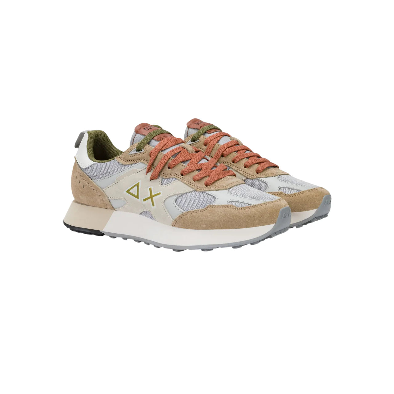 Sun68 sneakers uomo Jaki Outdoor in suede e mesh beige marrone Z36118 BEIGE SUN68