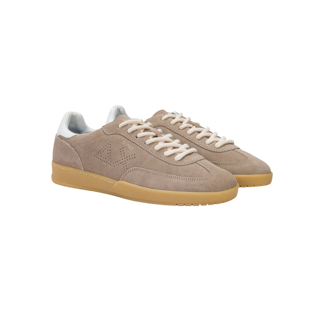 Sun68 sneakers uomo California Sun in suede tortora Z36142 STONE SUN68