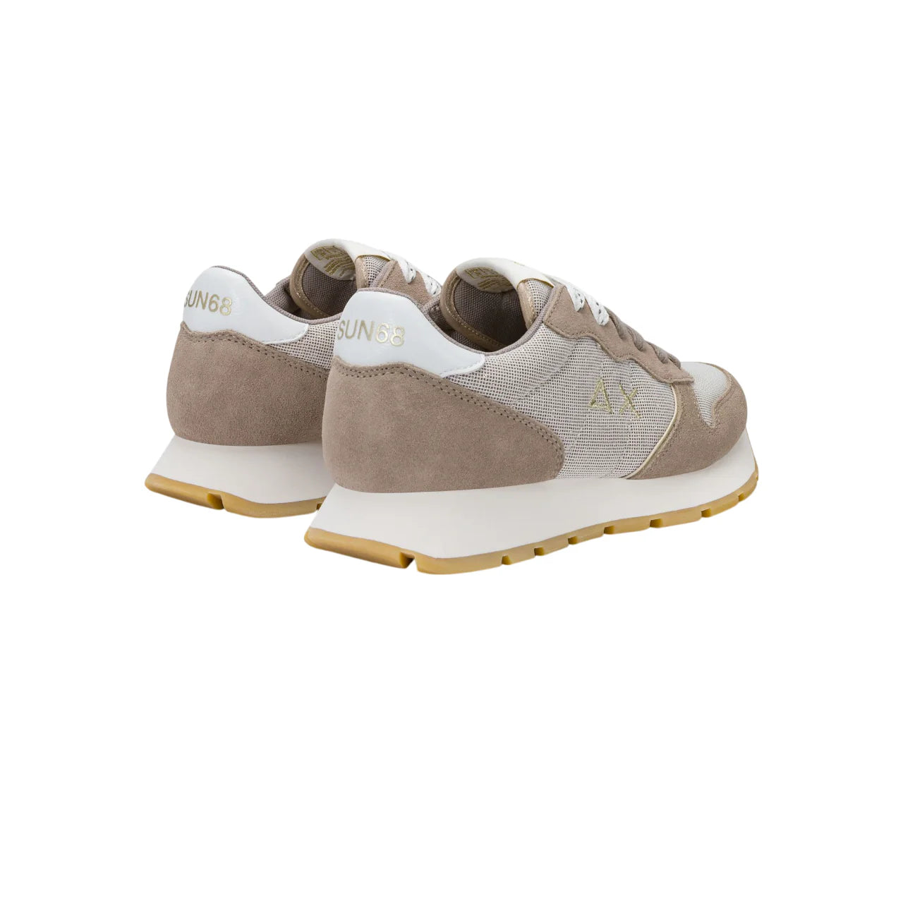 Sun68 sneakers donna Ally Glitter Textile tortora Z36203 STONE SUN68