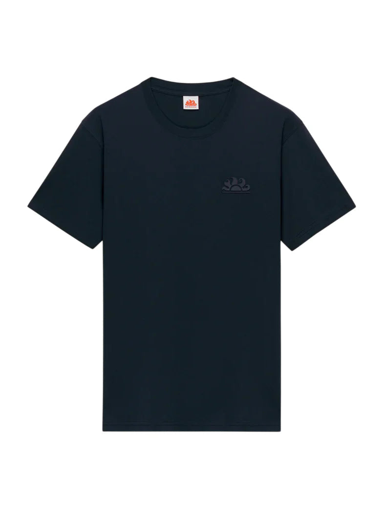 Sundek T-shirt uomo manica corta in jersey blu M245TEJ7800 00700 SUNDEK