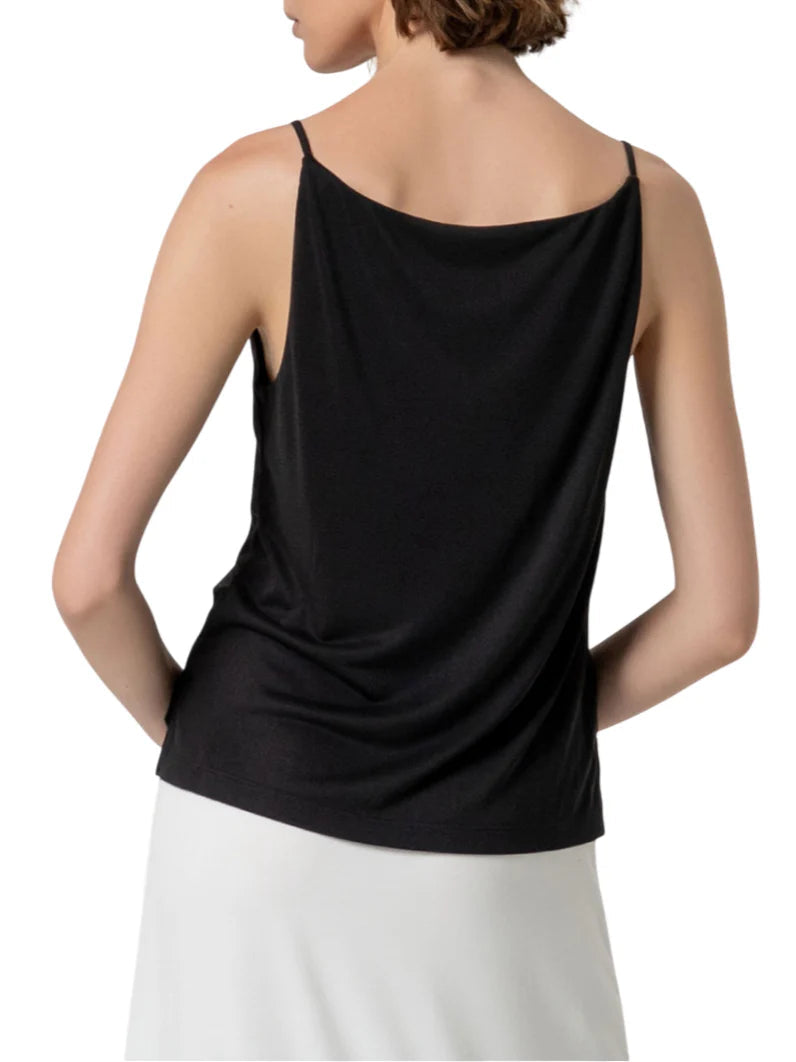 Surkana top donna misto modal nero 526BAMO013 00 SURKANA