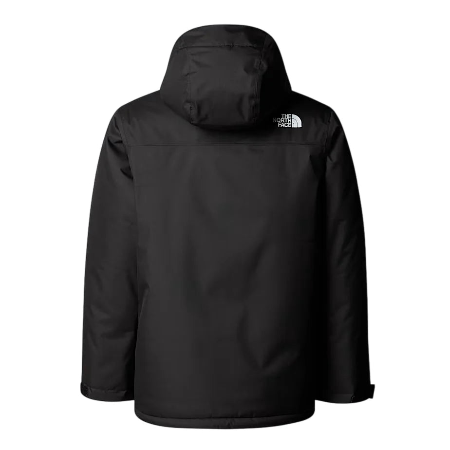The North Face giubbino impermeabile bambino con cappuccio nero NF0A8A48 KX71 THE NORTH FACE