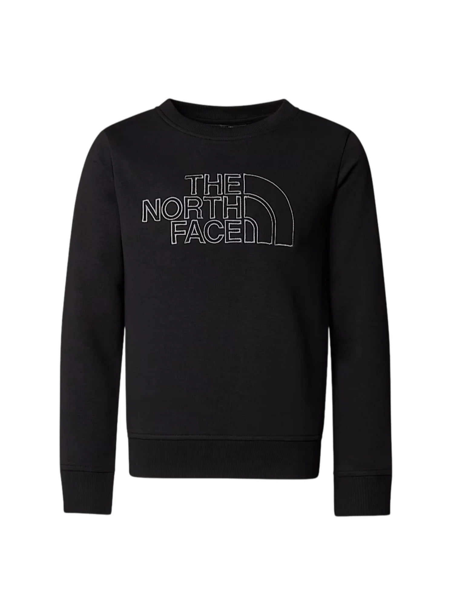 The North Face felpa unisex bambino con logo nero NF0A8AXX JK31 THE NORTH FACE