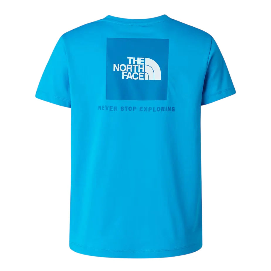 The North Face T-shirt manica corta bambino turchese NF0A8EFN D7R1 THE NORTH FACE