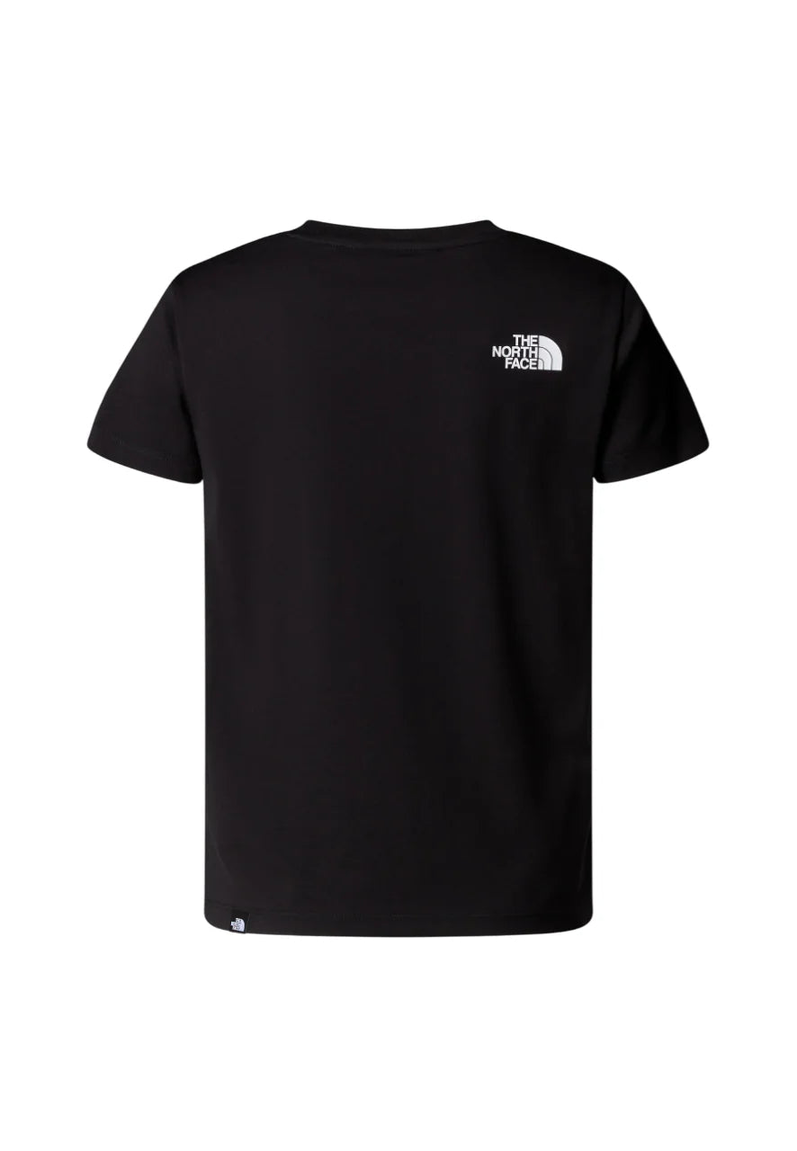 The North Face T-shirt bambino con logo nero NF0A8EHG JK31 THE NORTH FACE