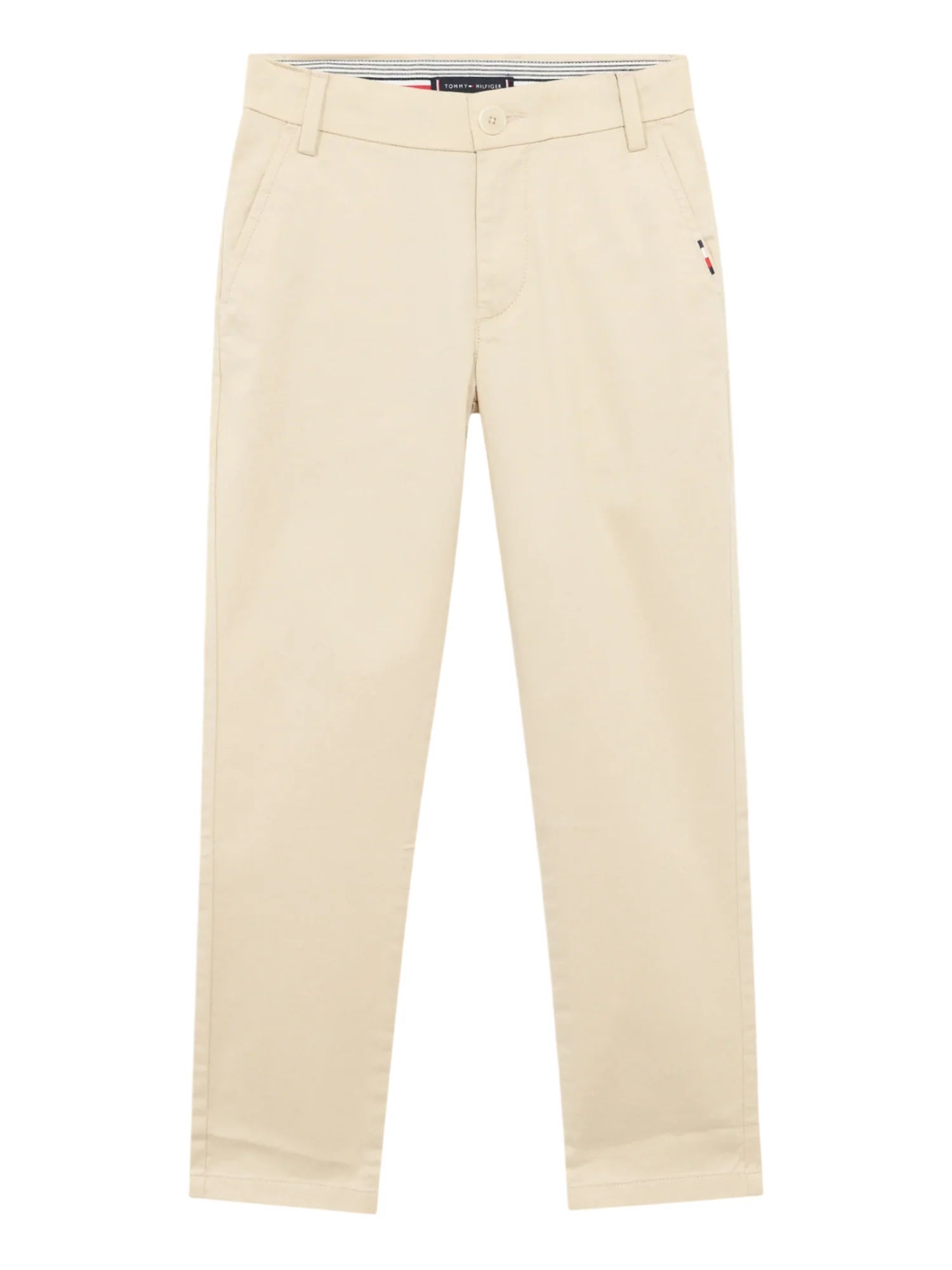 Tommy Hilfiger pantaloni chino bambino slim beige chiaro KB0KB09638 ACI Tommy Hilfiger