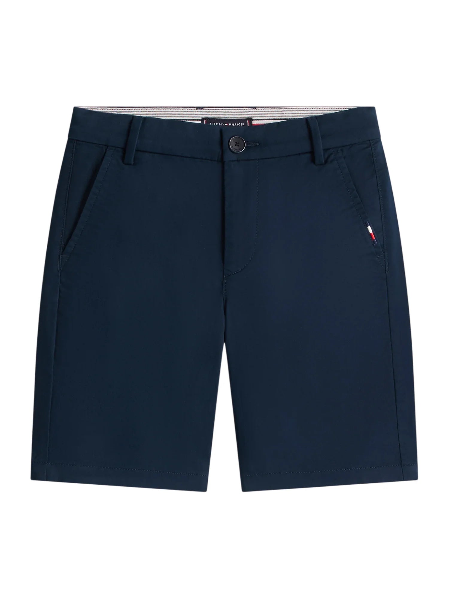 Tommy Hilfiger bermuda bambino in cotone blu KB0KB09641 C1G Tommy Hilfiger