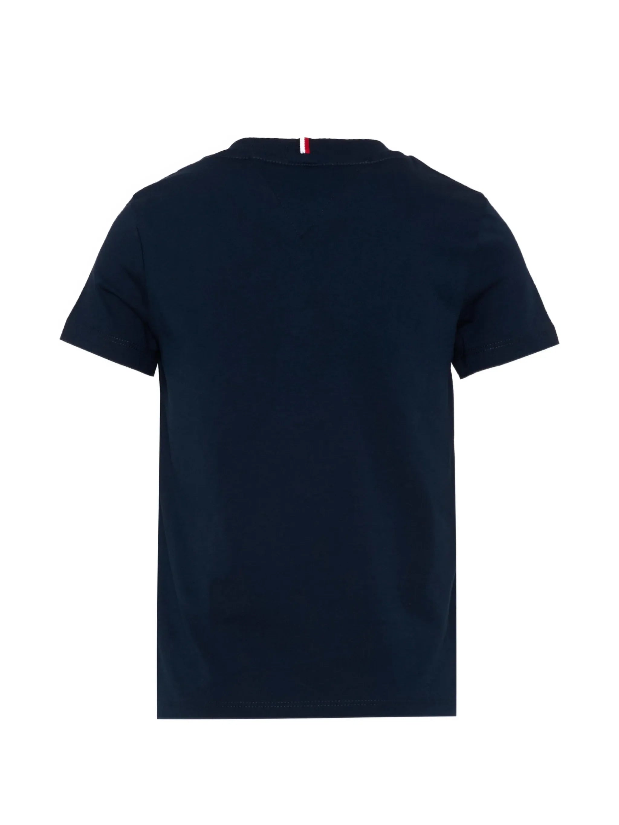 Tommy Hilfiger T-shirt bambino manica corta con logo blu KB0KB10263 C1G Tommy Hilfiger