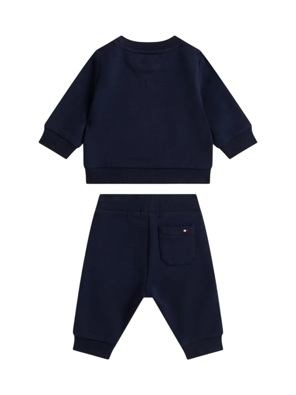 Tommy Hilfiger completo neonato con logo blu KN0KN02162 C1G Tommy Hilfiger