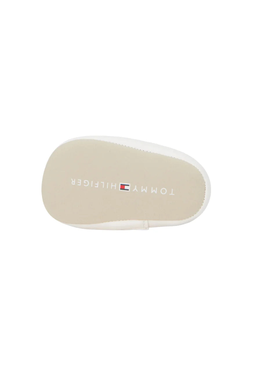 Tommy Hilfiger scarpette neonato con strappi bianco multicolor T0B9-34330-1755 Y913 Tommy Hilfiger