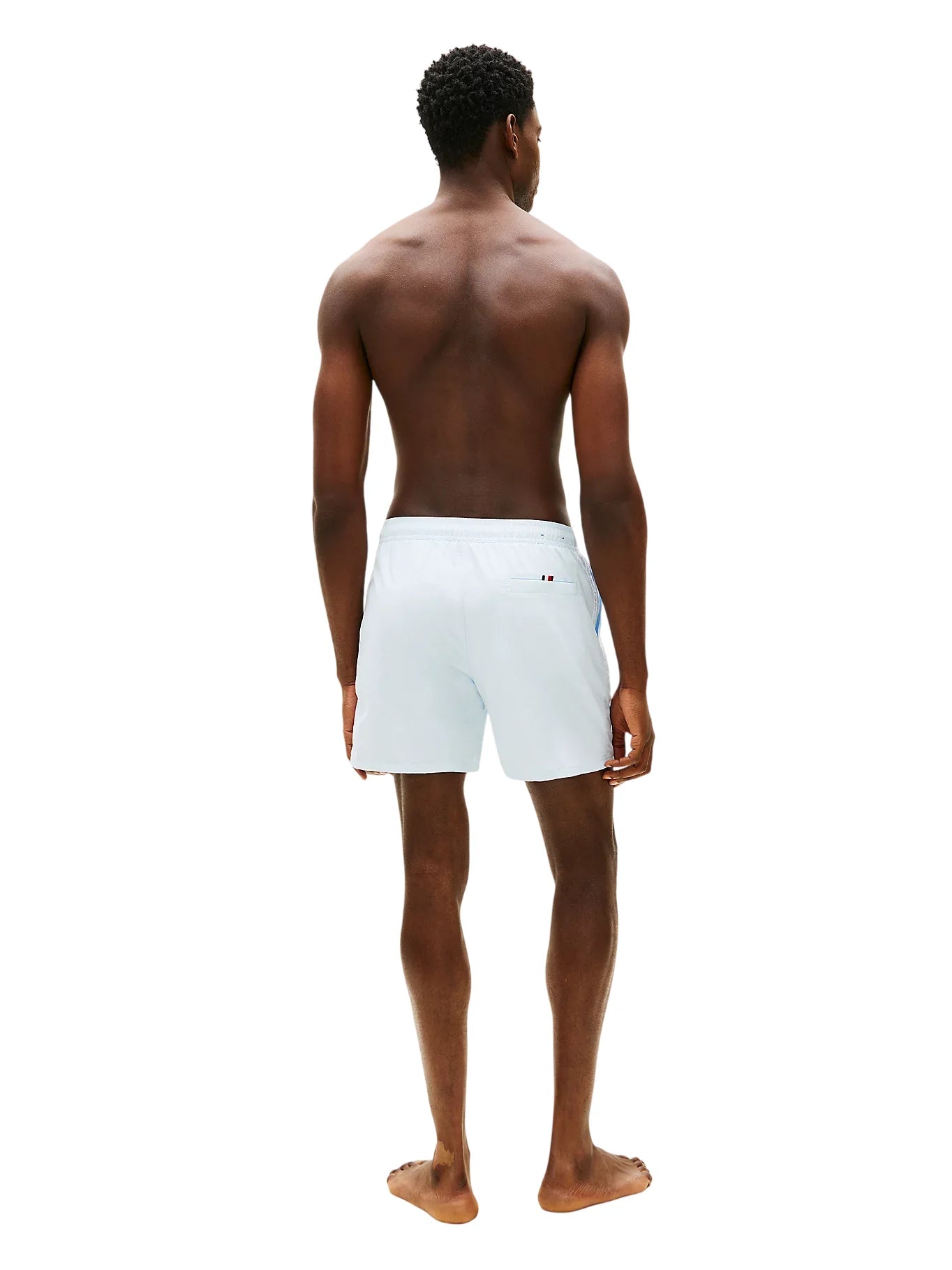 Tommy Hilfiger boxer mare uomo con logo celeste chiaro UM0UM03748 CYR Tommy Hilfiger beachwear
