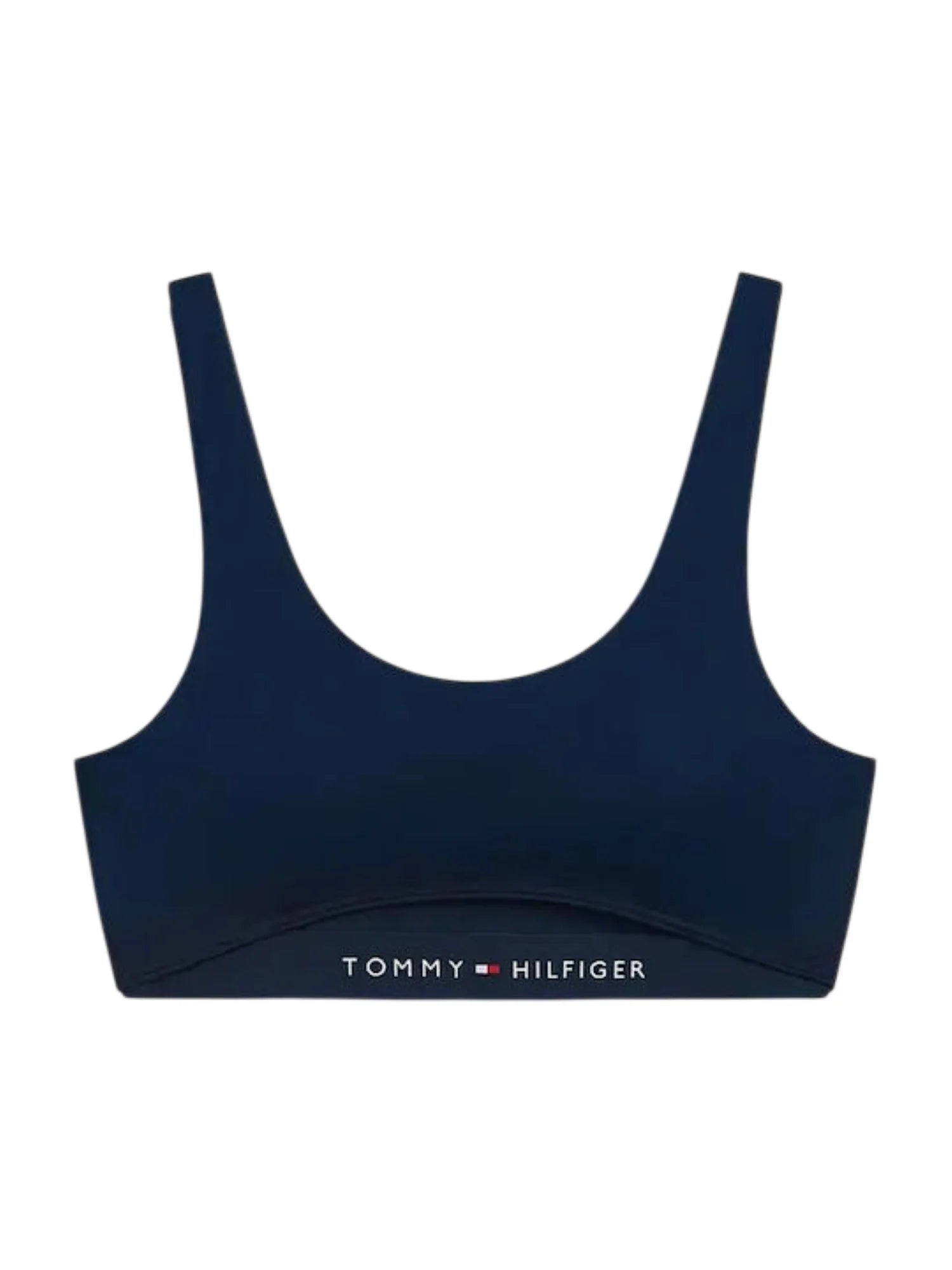Tommy Hilfiger bikini top donna con cut out blu UW0UW06359 C1G Tommy Hilfiger beachwear
