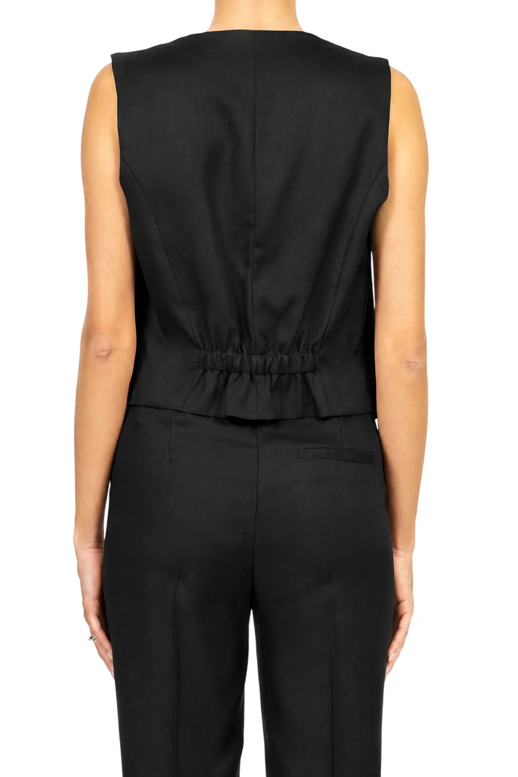 Vicolo gilet donna in lyocell nero TAB1766 NERO VICOLO